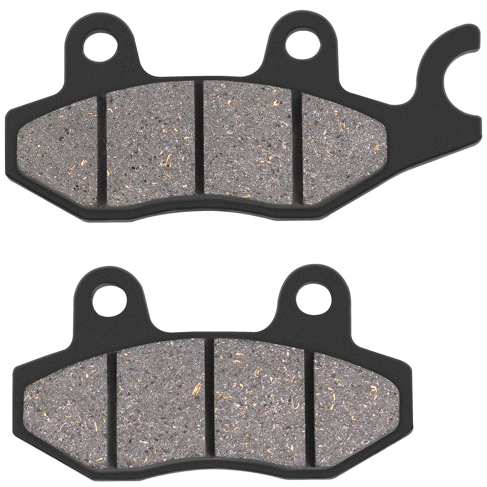 Ahl Front And Rear Brake Pads Compatible With Yamaha Rhino Yxr 450 All Models 2004-2009/Rhino 660, Rhino 450 & 2006-2012 Raptor 700
