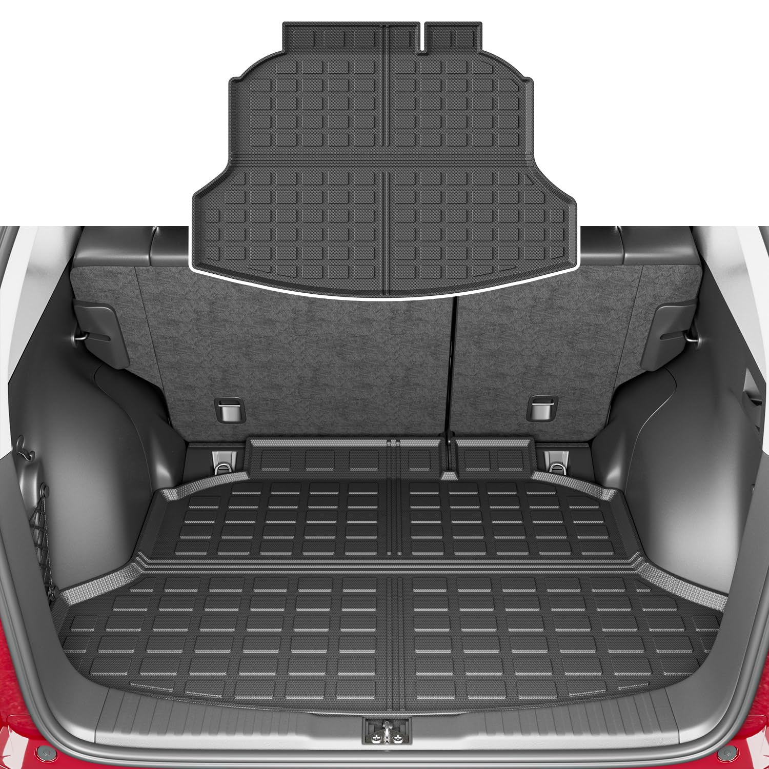 Xipoo Cargo Mat Compatible With 2012-2016 Honda Crv Cargo Liner Tpe Trunk Mat Replacement For 2012 2013 2014 2015 2016 Honda Crv Accessories (2012-2016 Honda Crv,Rear Trunk Mat)