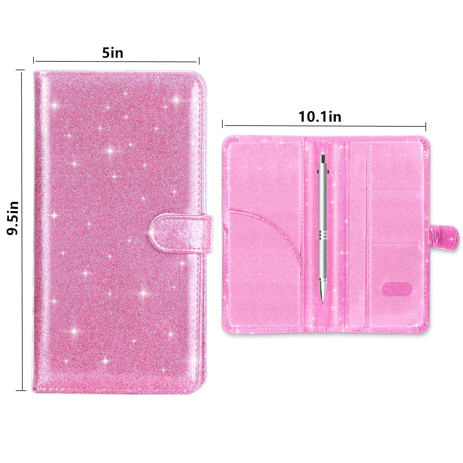 Car Registration And Insurance Card Holder, Car Document Holder For Cards, Driver Vehicle License Document Glove Box Compartment