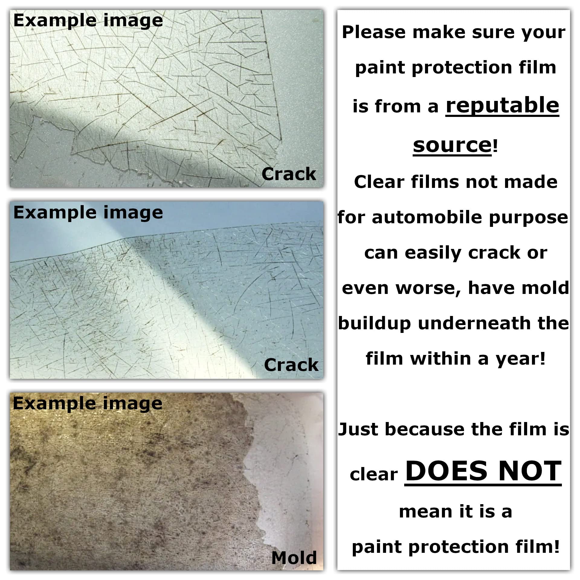 California Hov Stickers 3M Paint Protection Film - 2025, 2024, 2023, And 2022 (For Teal, Red, Green, And Yellow Stickers)