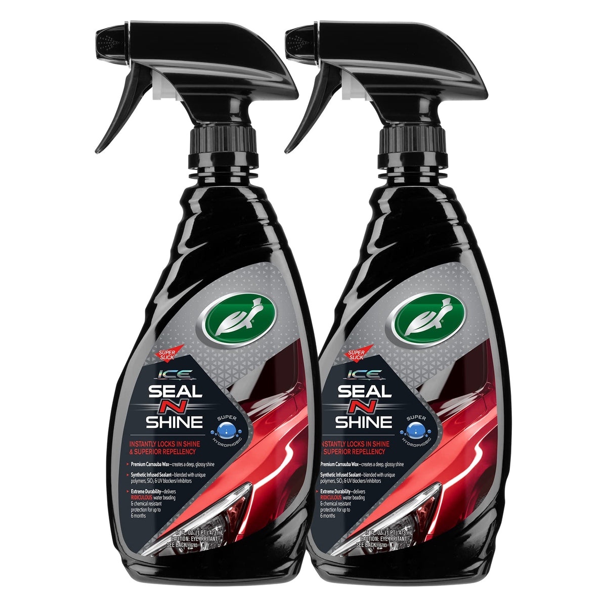 Turtle Wax 53875 ICE Seal N Shine Hybrid Sealant Spray Wax and Coating, Insane Water Beading with Paint Protection, Carnauba Inf