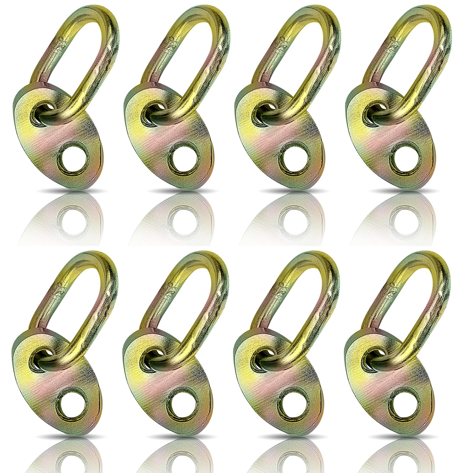 NOVINO 7100 Engine Lifting Bracket Set,5,500 lb Capacity Engine Lift Bracket Kit for Use with Load Levelers and Slings-8 Sets,Co