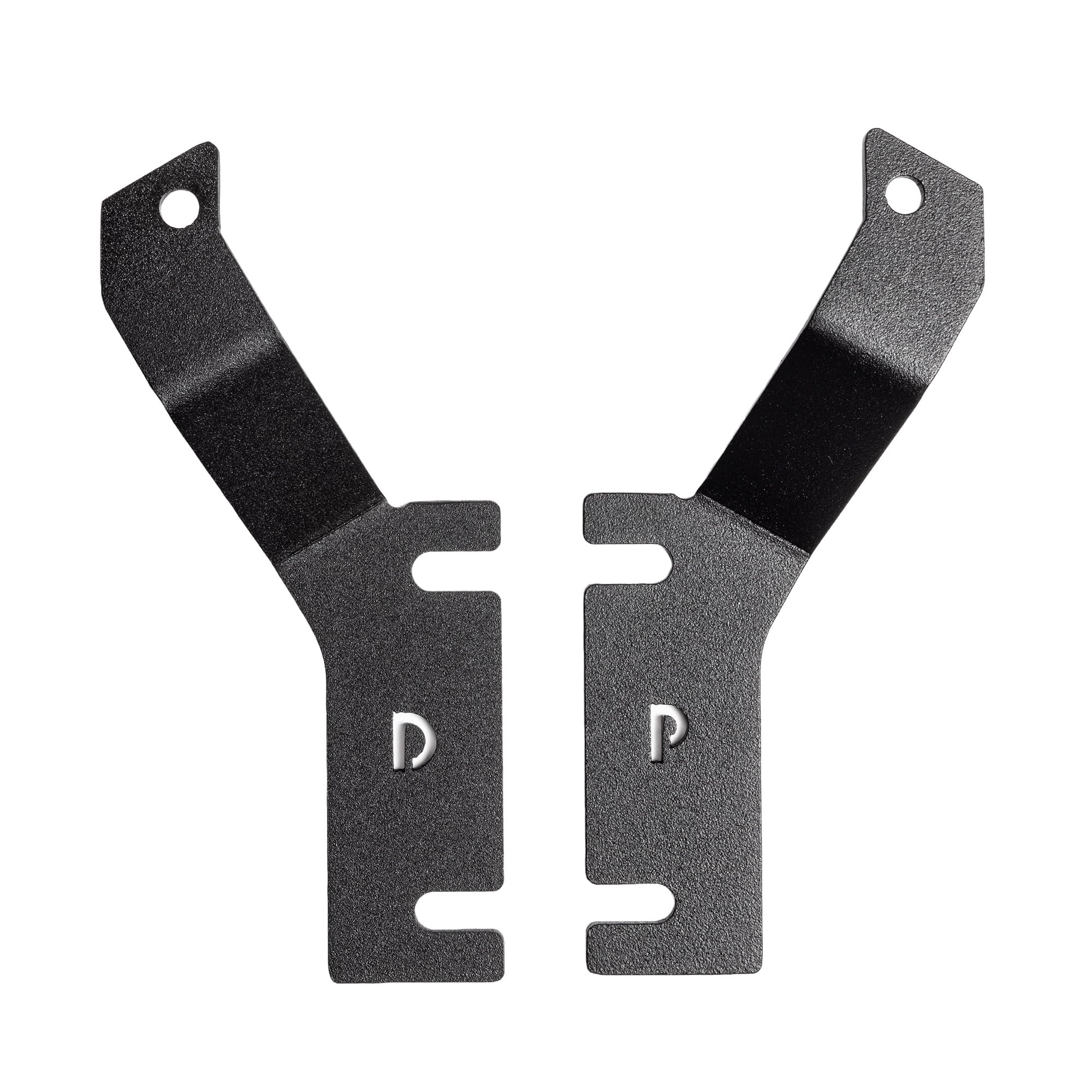 Go Rhino XE Hood Hinge Cube Light Mount | Mild Steel, Textured Black | 732325T | Fits 2017-2023 Nissan Titan