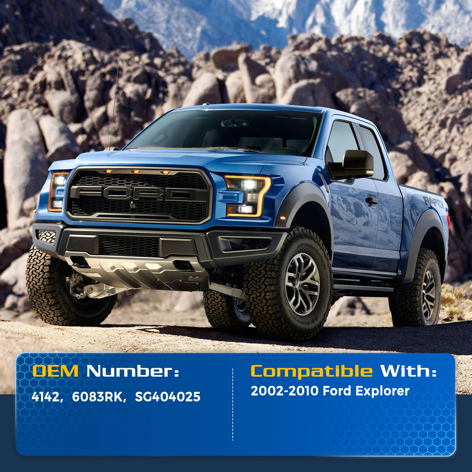 Arana Front Hood Struts For Ford Explorer 2002-2010, Hood Shocks Lift Support Fits Ford Explorer Xls/Xlt, Sport Trac Crew Cab Pi