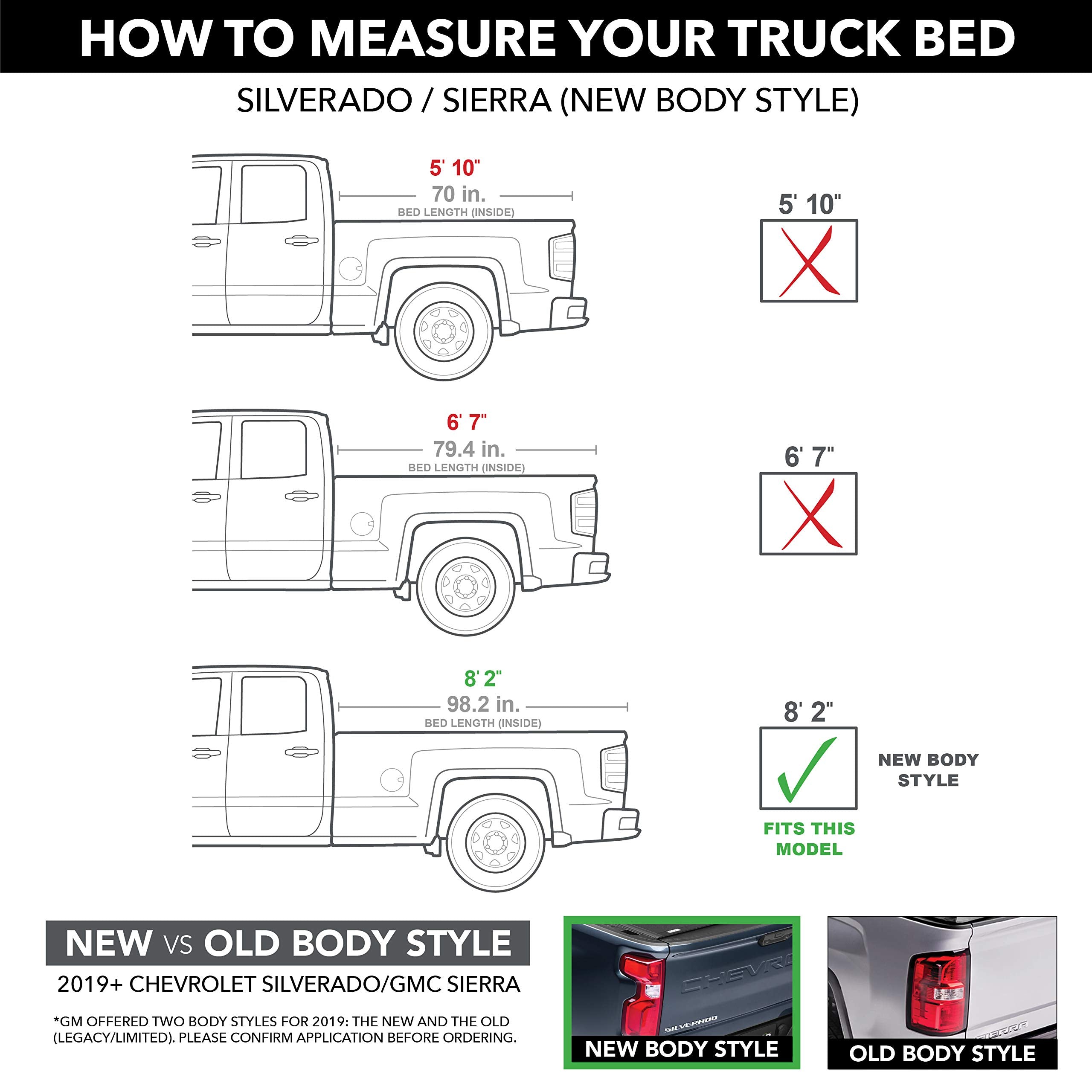 Realtruck Extang Trifecta Toolbox 2.0 Soft Folding Truck Bed Tonneau Cover | 93458 | Fits 2019 - 2024 Chevy/Gmc Silverado/Sierra