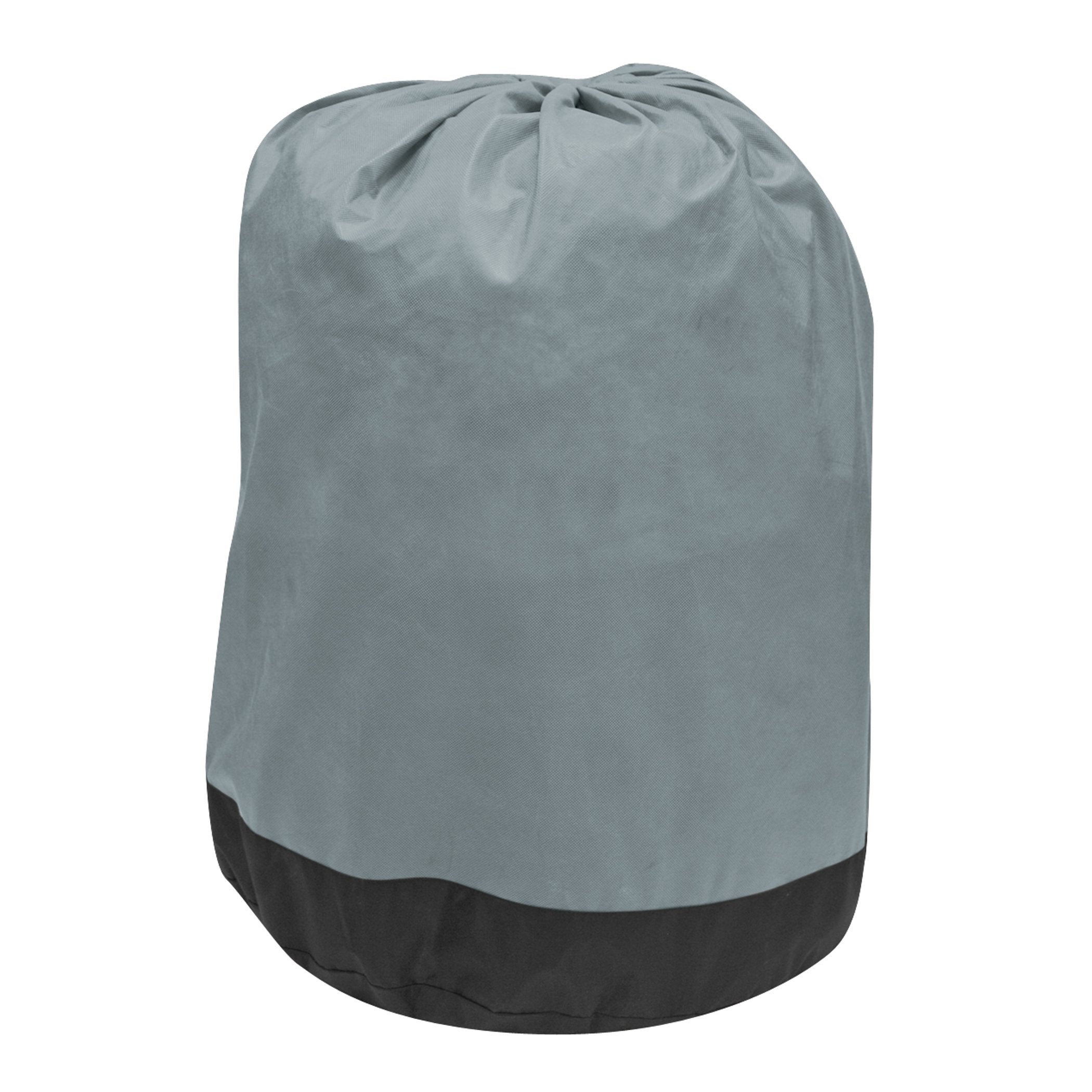 Classic Accessories Teardrop Trailer Cover, Fits 8'L x 5'W, Grey/Snow White, Polyester, Model 80-396-301001-RT