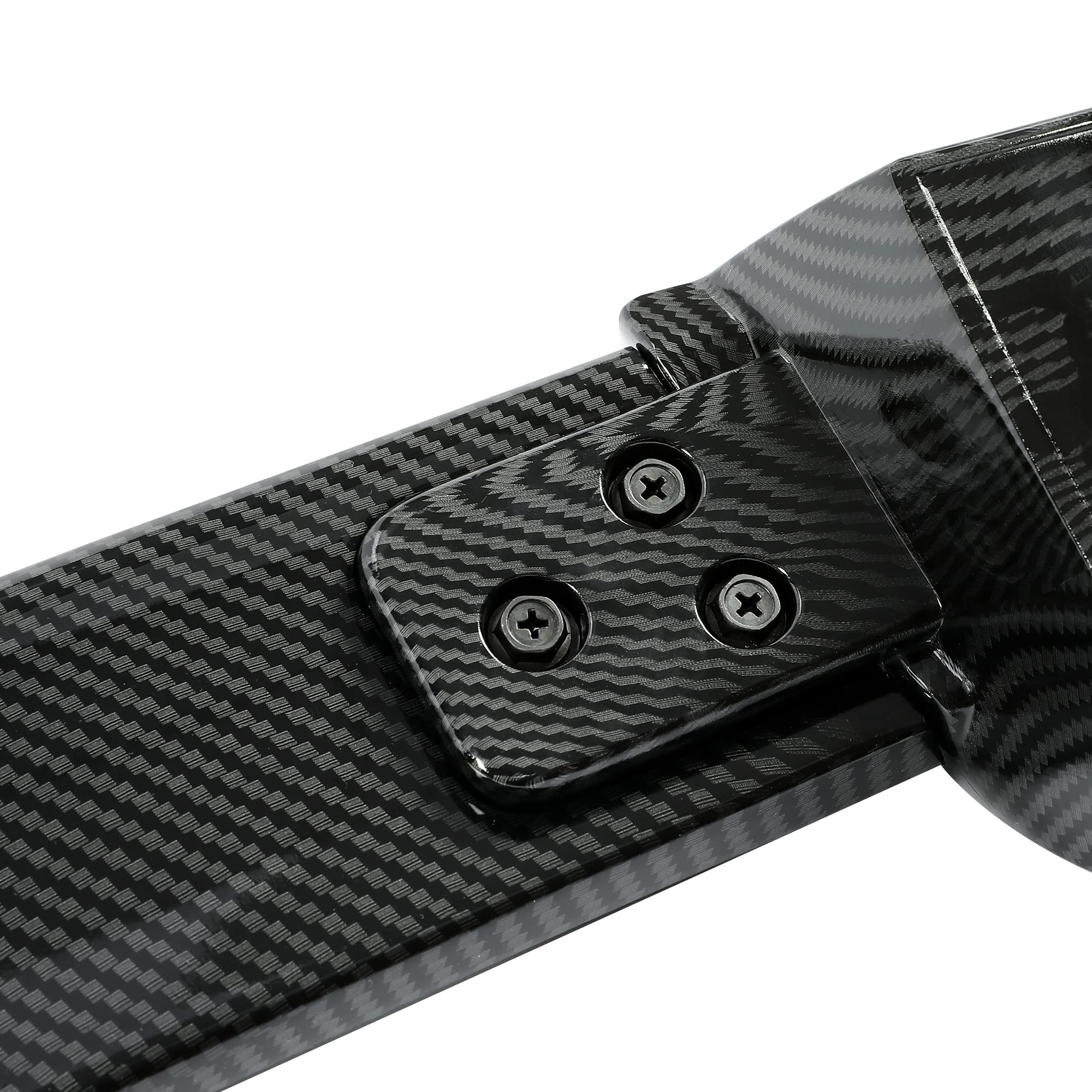 HECASA Roof Spoiler Compatible with 2002-2007 Subaru Impreza WRX STI Rear Window Spoiler Roof Top Wing - Carbon Fiber Printing