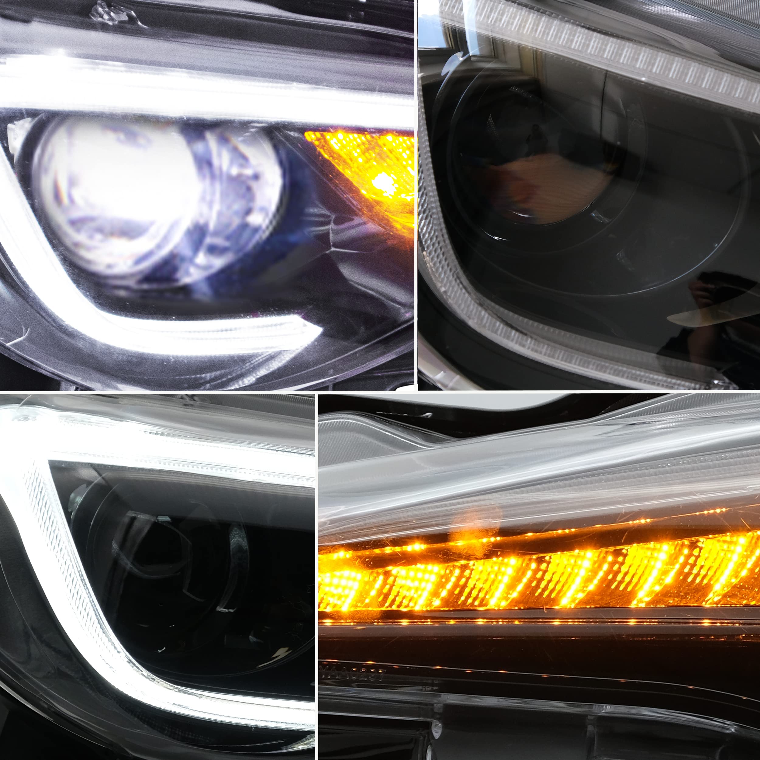 Vland Headlight Assembly Fit For 2012-2016 Scion Fr-S 2012-2021 Toyota 86 2013-2021 Subaru Brz, Led Headlamp Assembly With Drl S