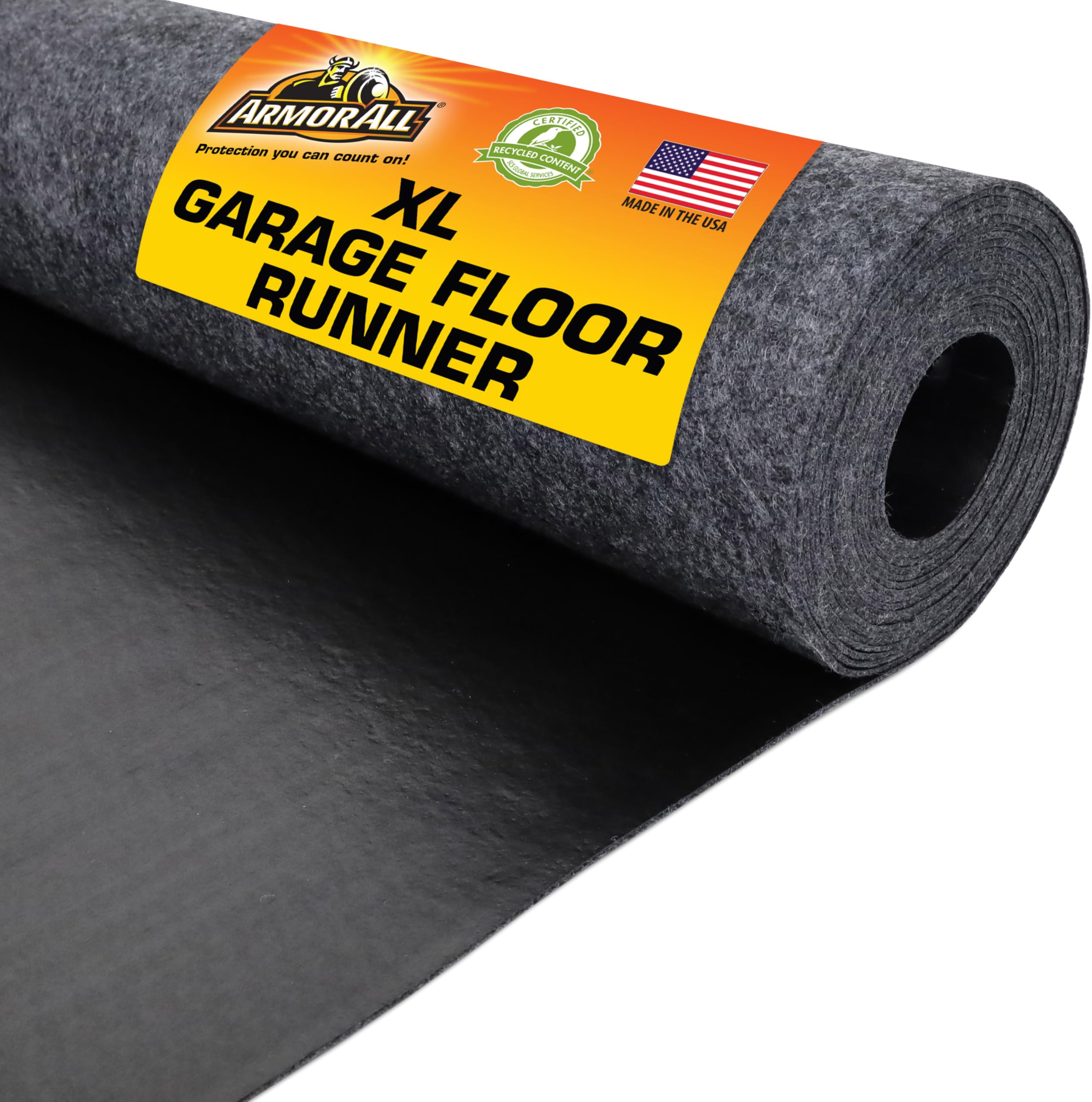 Armor All Garage Floor Runner Mat, (216 x 30), Protects Surfaces, Transforms Garage, Absorbent, Waterproof, Durable, Trimmable (