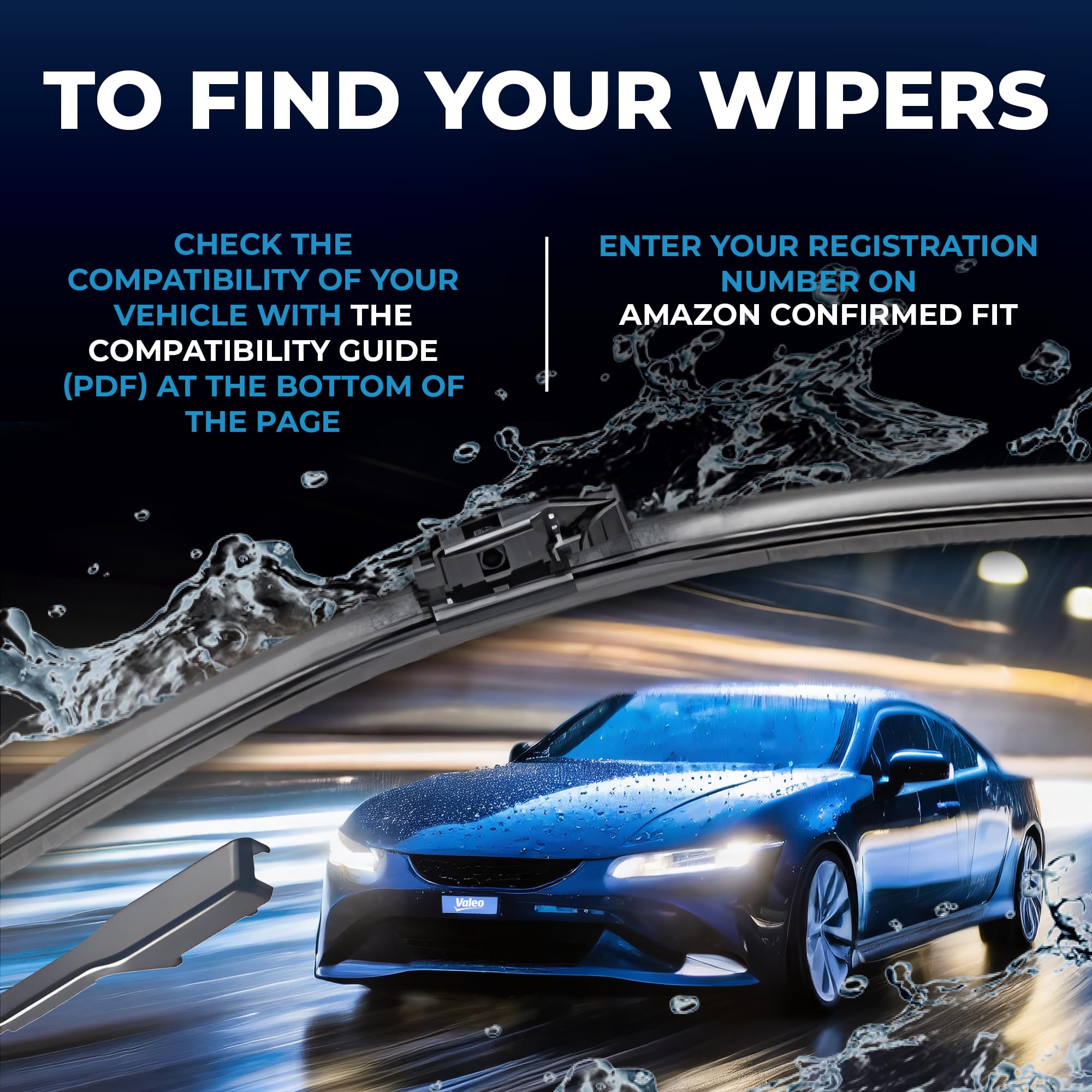 Valeo 574464 (Vm364) Silencio X-Trm Wiper Blade Set - 21''/19'' (Pack Of 2)