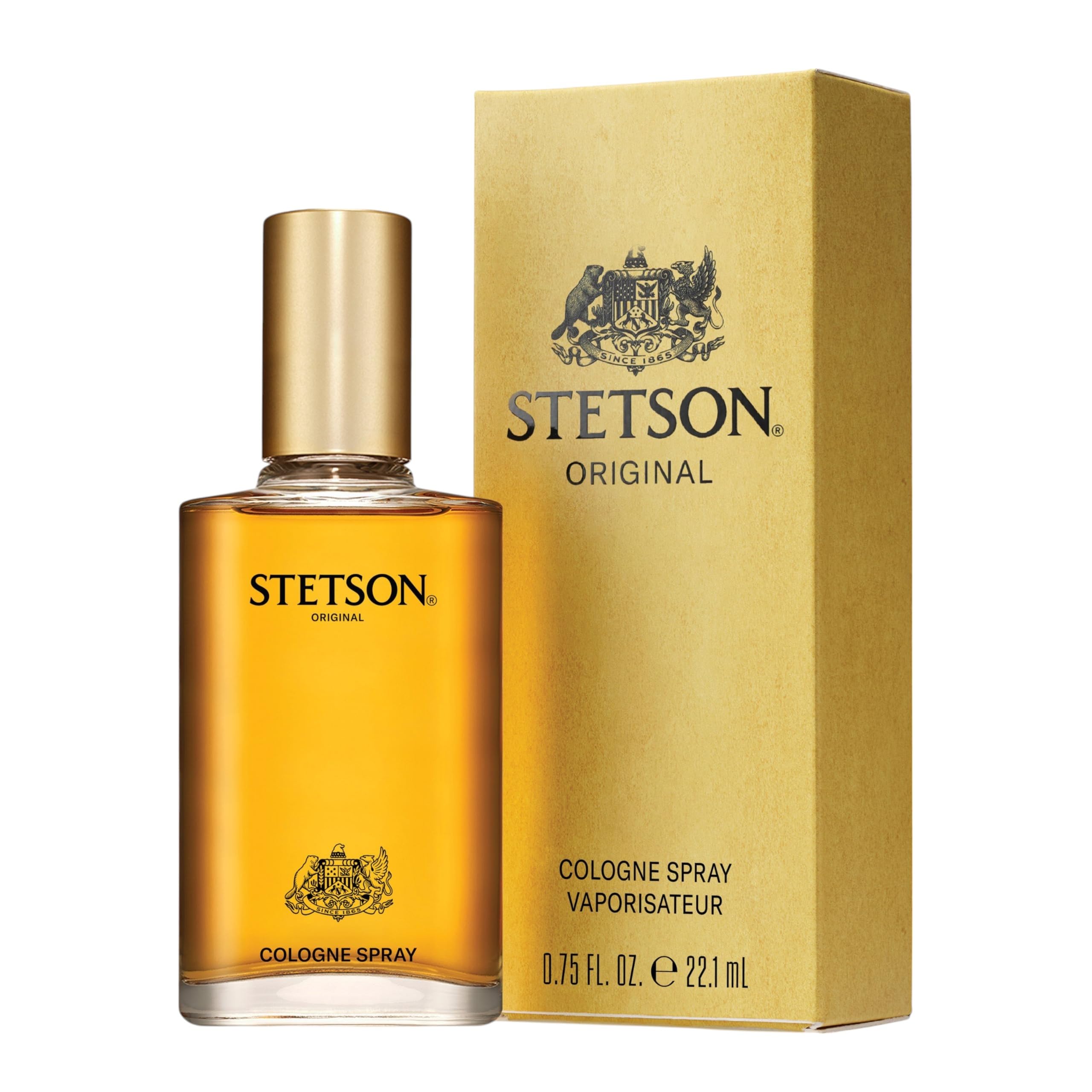 STETSON Original by Scent Beauty - Cologne for Men - Classic  Woody and Masculine Aroma with Fragrance Notes of Citrus  Patchouli  and Tonka Bean - 0.75 Fl Oz-New
