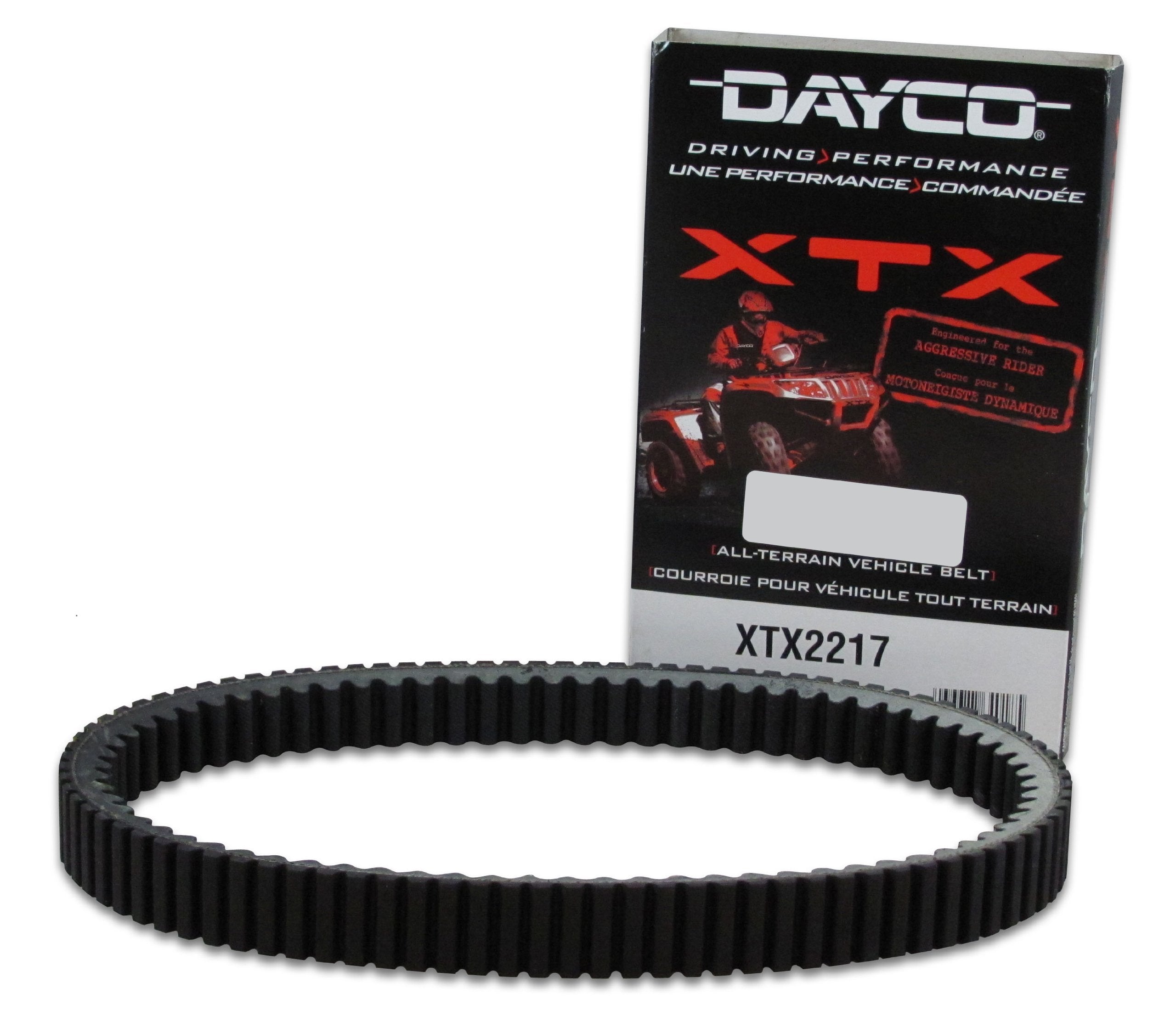 Dayco XTX2243 XTX Extreme Torque ATV/UTV Drive Belt, Black