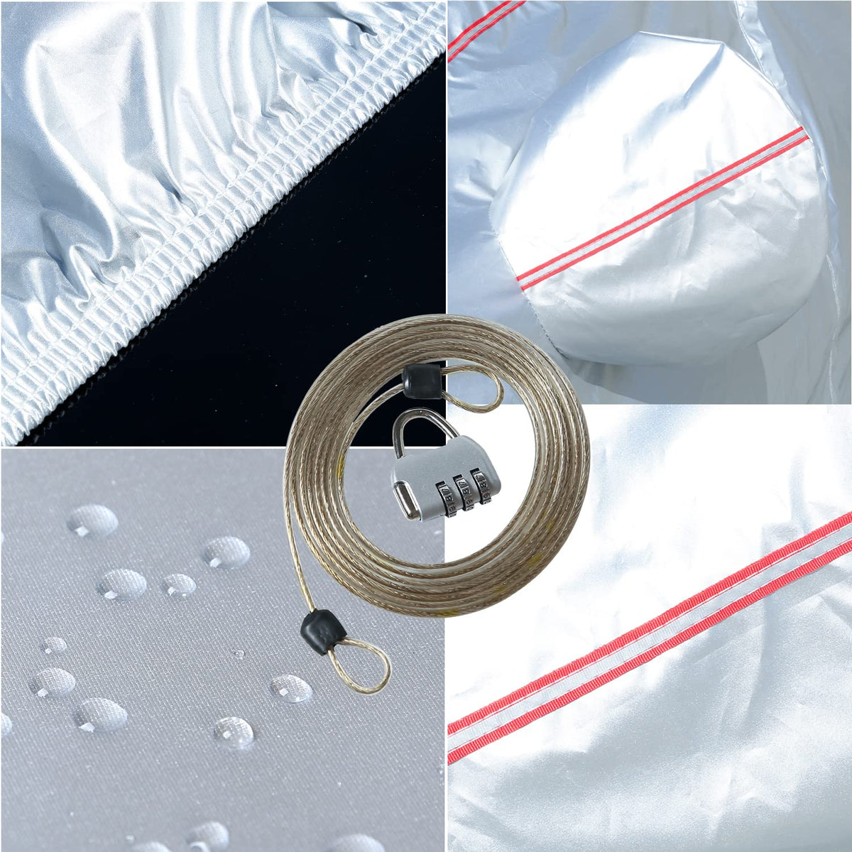 Tecoom Hard Shell Oxford Material Door Shape Zipper Design Waterproof UV-Proof W WBCARB07QFFLXVC