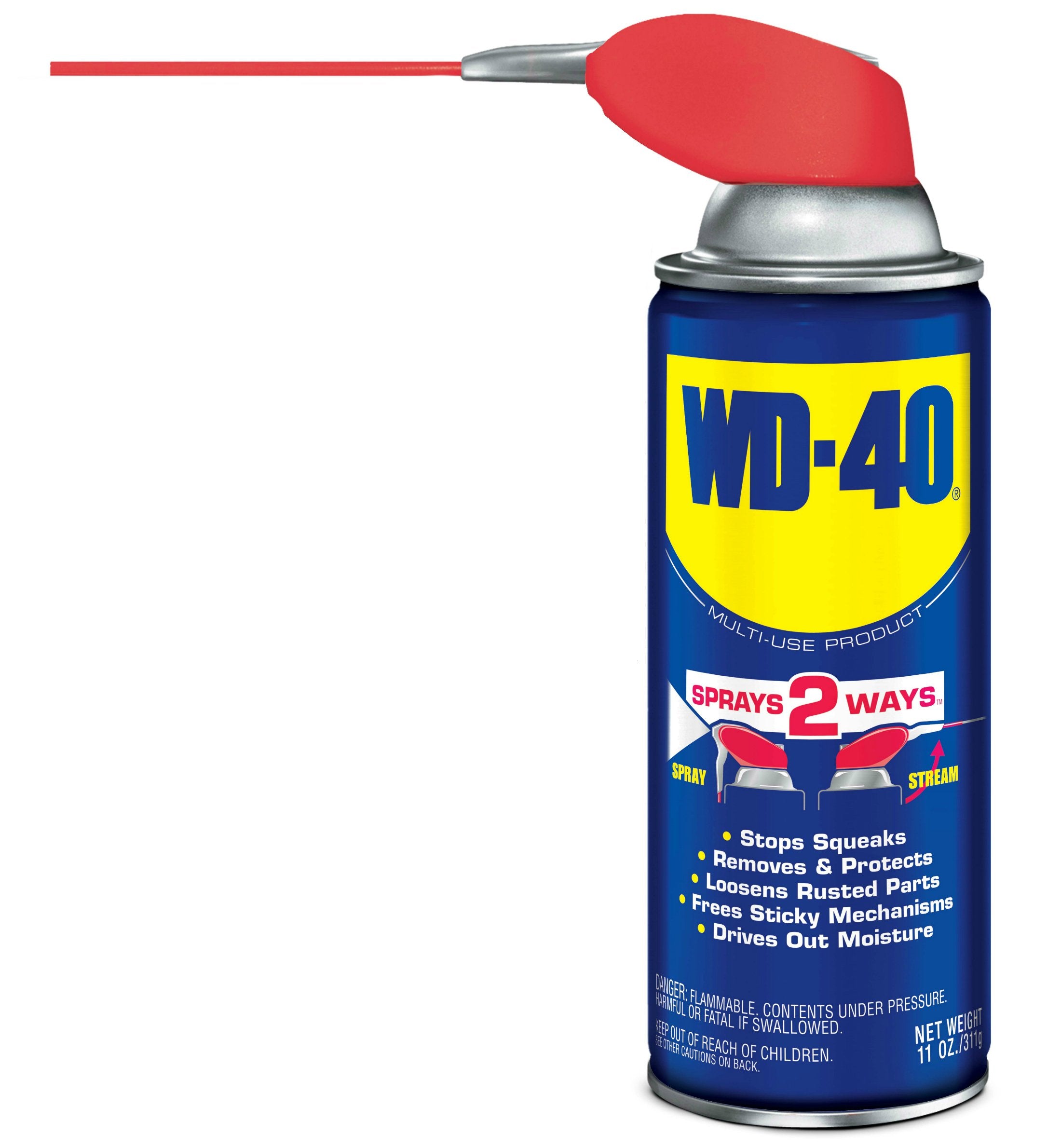 Wd-40 Multi-Use Product With Smart Straw Sprays 2 Ways, 11 Oz