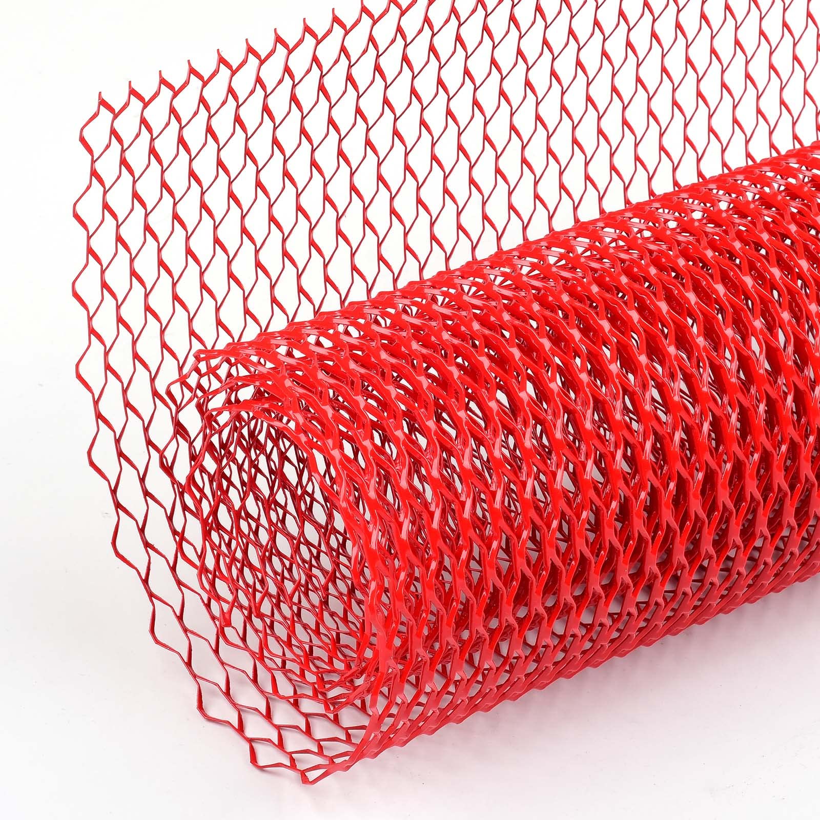 Aggauto Universal 40 ''X13 '' Car Grill Mesh - Aluminum Alloy Automotive Grille Insert Bumper 8X25Mm Seagull Hole, One Of The Mo