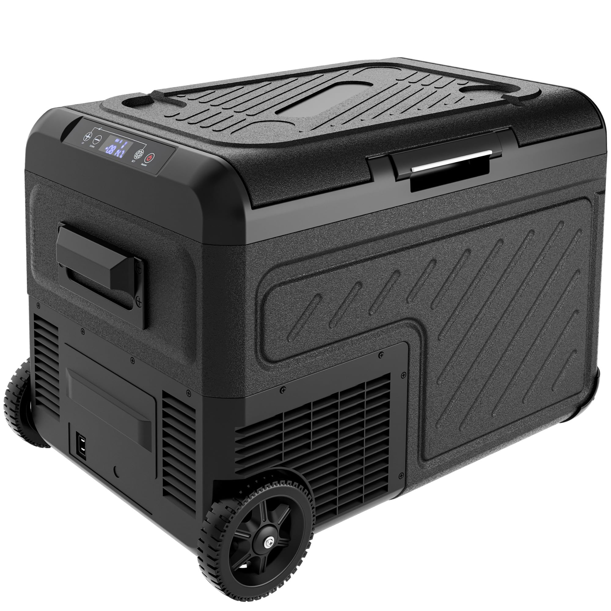 EUHOMY 12 Volt Refrigerator, 39QT Dual Zone Car Refrigerator, Electric Cooler 12/24V DC & 100-240V AC, Car Fridge -4?~68?, Porta