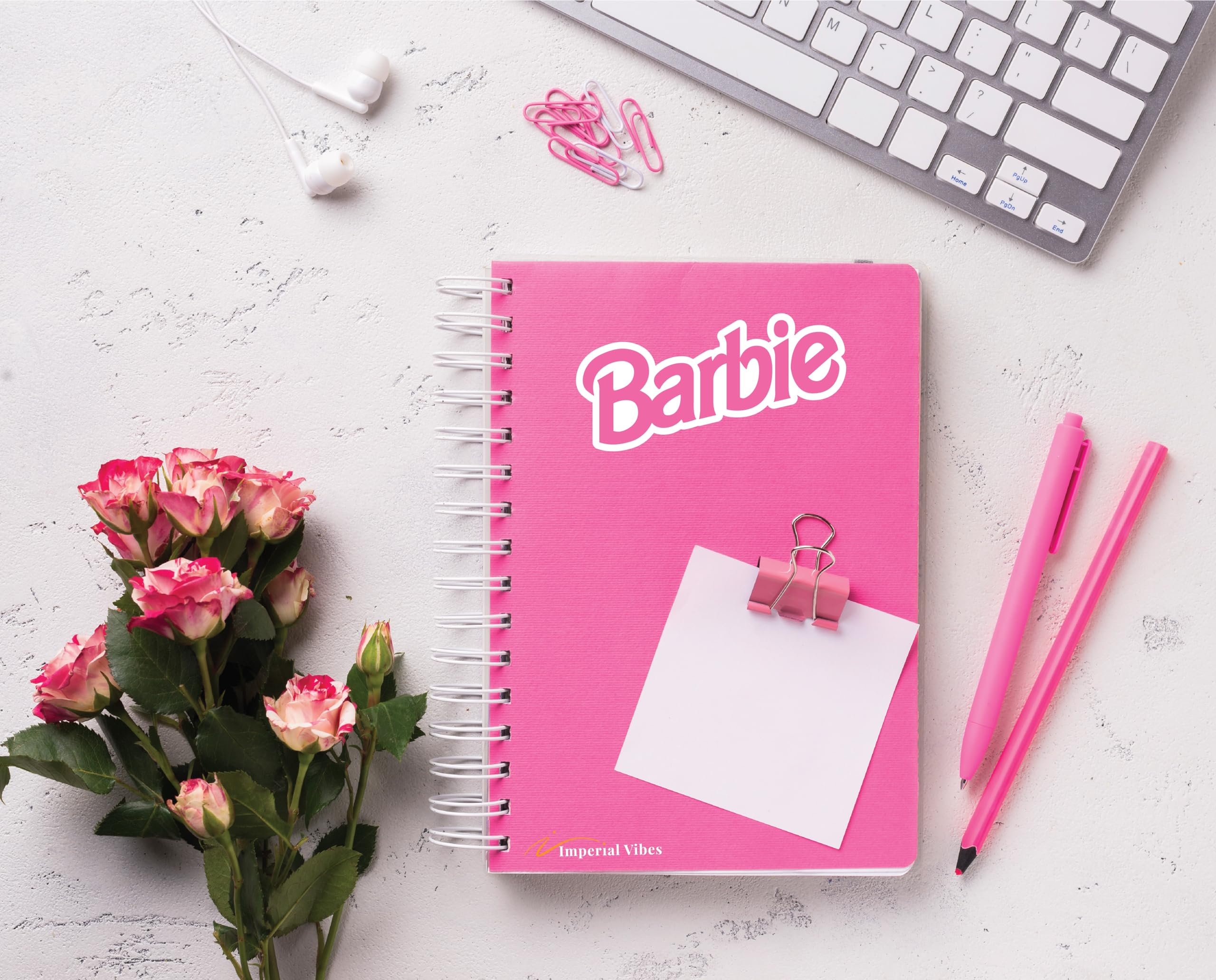 Imperial Vibes - Doll Sticker - Vinyl Pink Doll Sticker For Car, Truck, & Van - Indoor And Outdoor Use For Laptop - Waterproof D