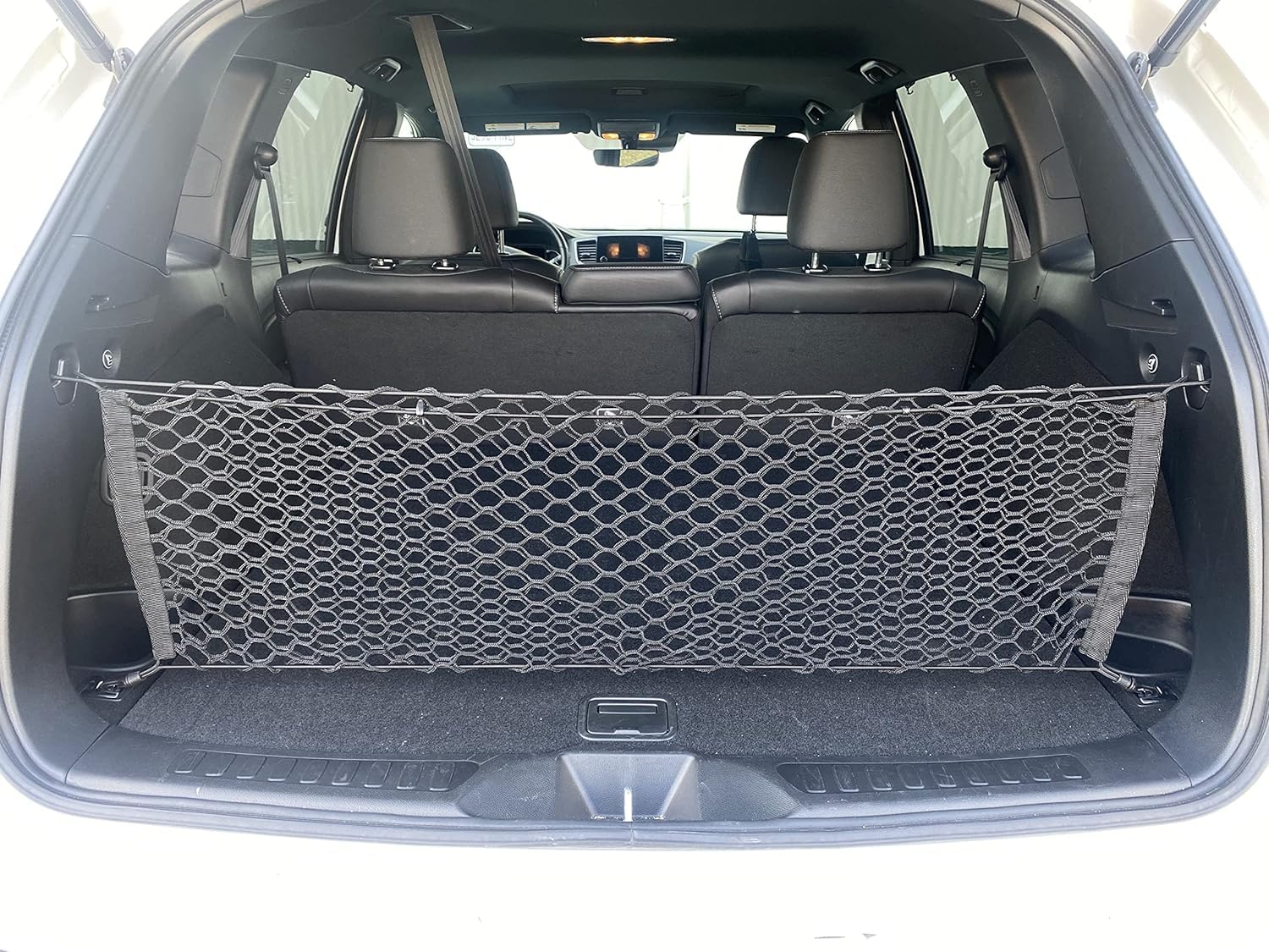 Envelope Style Automotive Elastic Trunk Mesh Cargo Net For Honda Passport Ex L Elite 2019-2024 - Premium Trunk Organizers And St