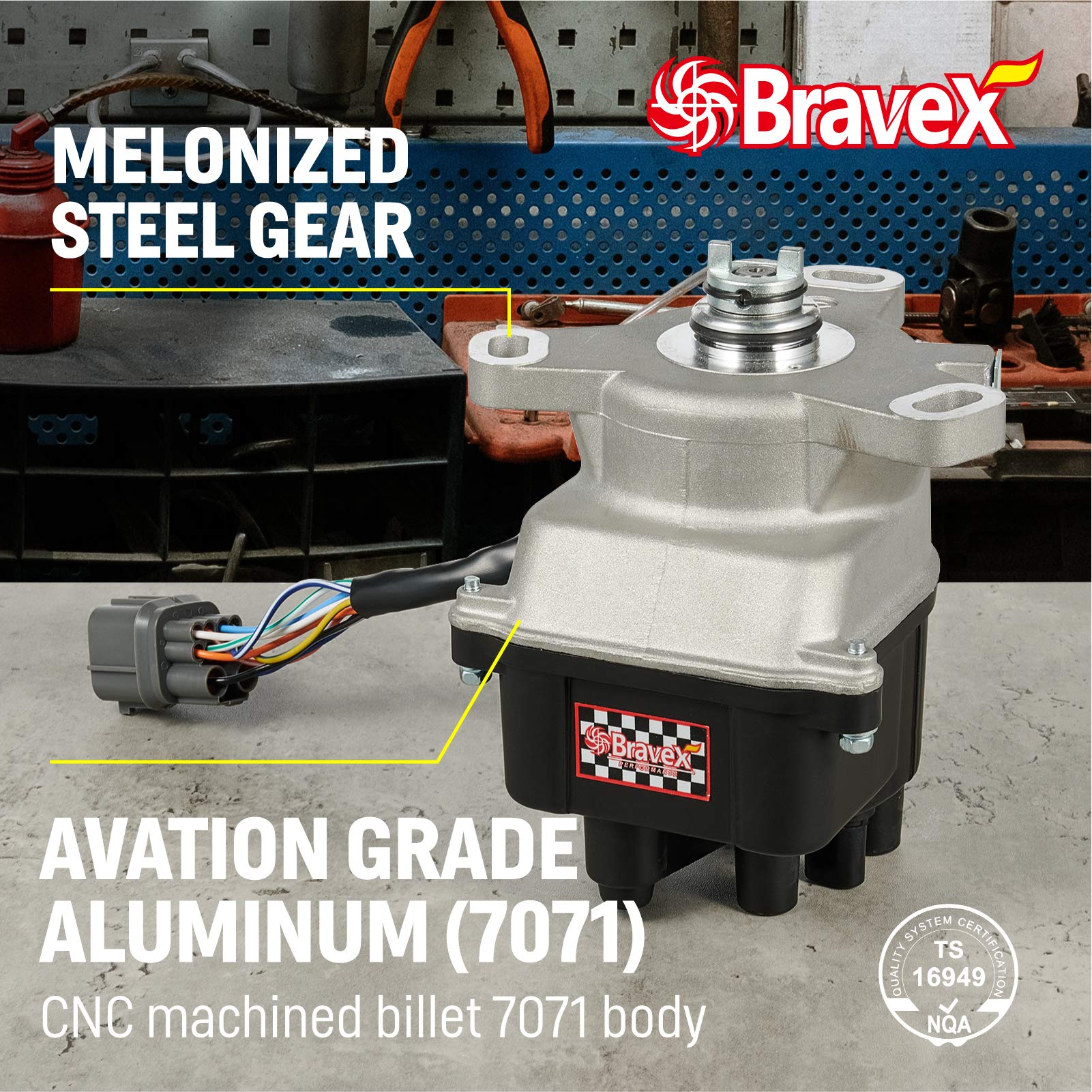 AcPulse Ignition Distributor for Honda Accord & Acura CL L4 2.3L, Model B0746CZH8S, Compatible with 98-02 Honda Models