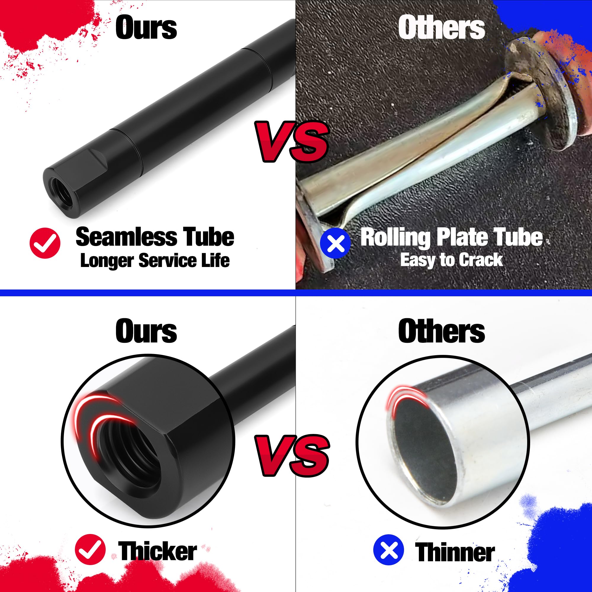 Ksp 0-3 '' Sway Bar End Link For Silverado Sierra 2500Hd 3500Hd 2001-2019,Enhanced Adjustable Stabilizer End Link Bar Fit Silver