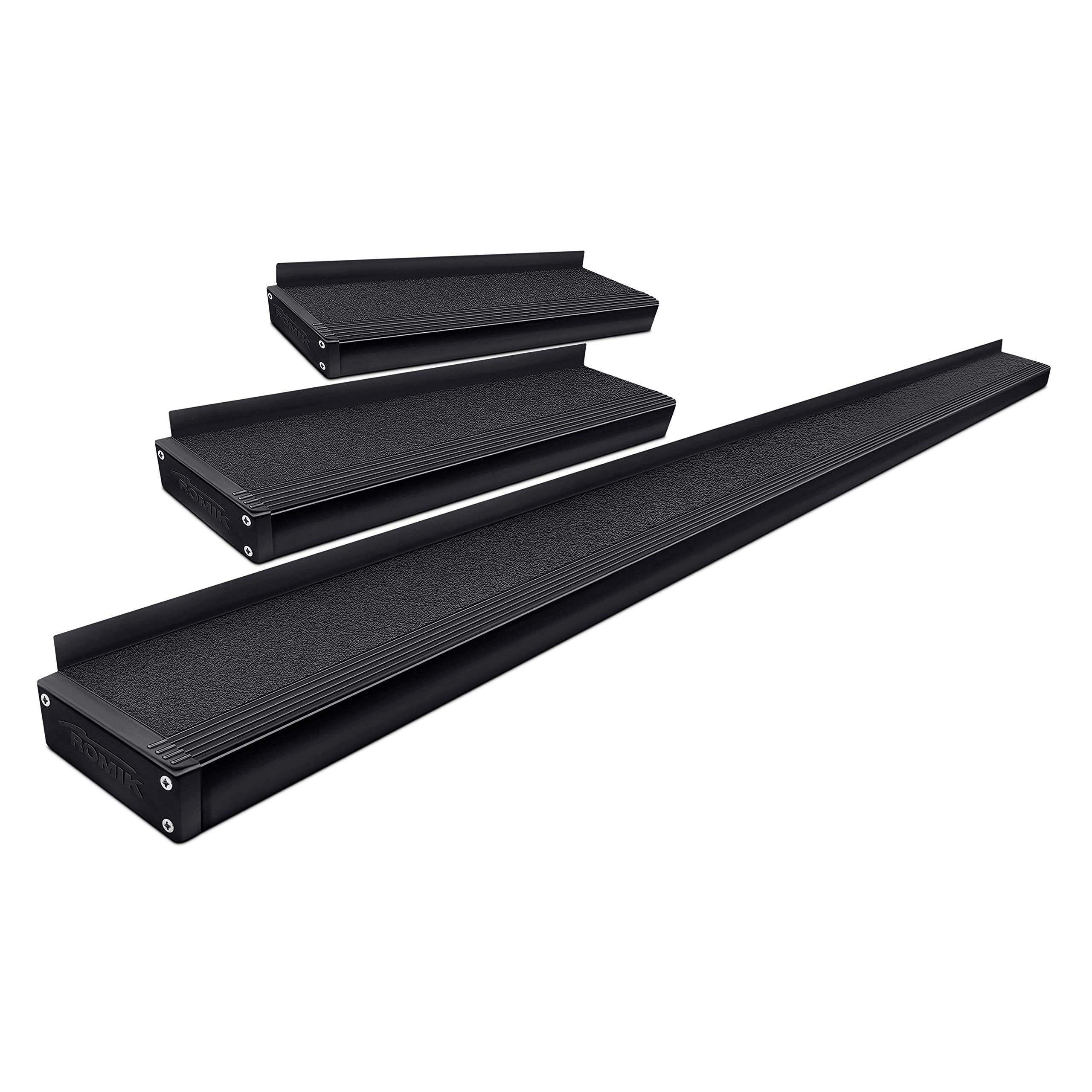 Romik® Connect No Drill Running Boards Rob-C Side Steps Compatible With Ram Promaster No Drill (2014-Present)