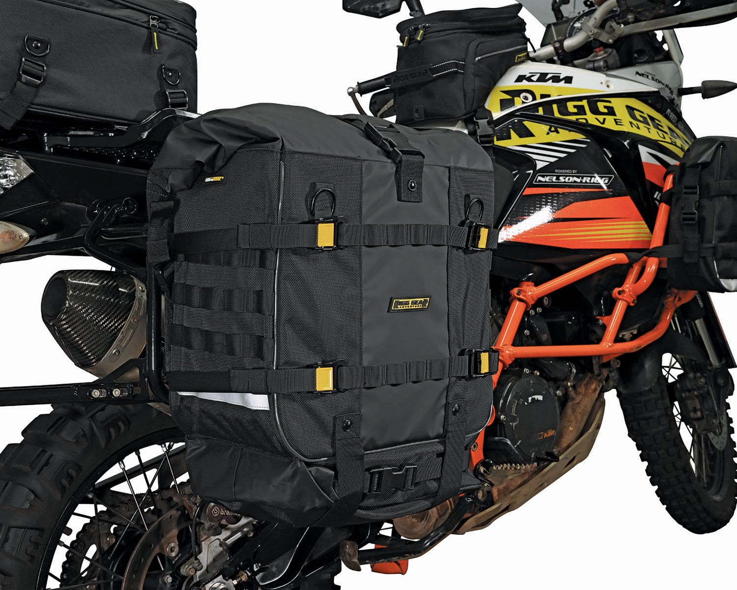 Nelson Rigg RG-2050 Trails End Adventure Saddlebags - UltraMax Fabric, Adventure Size, Durable Design