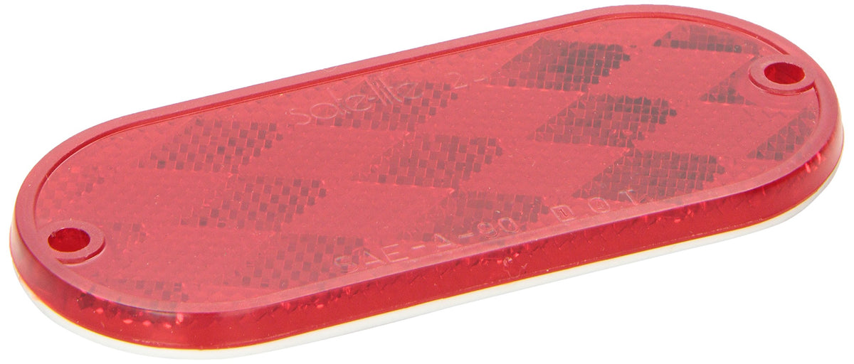 Grote 41042 Red Oval Reflector
