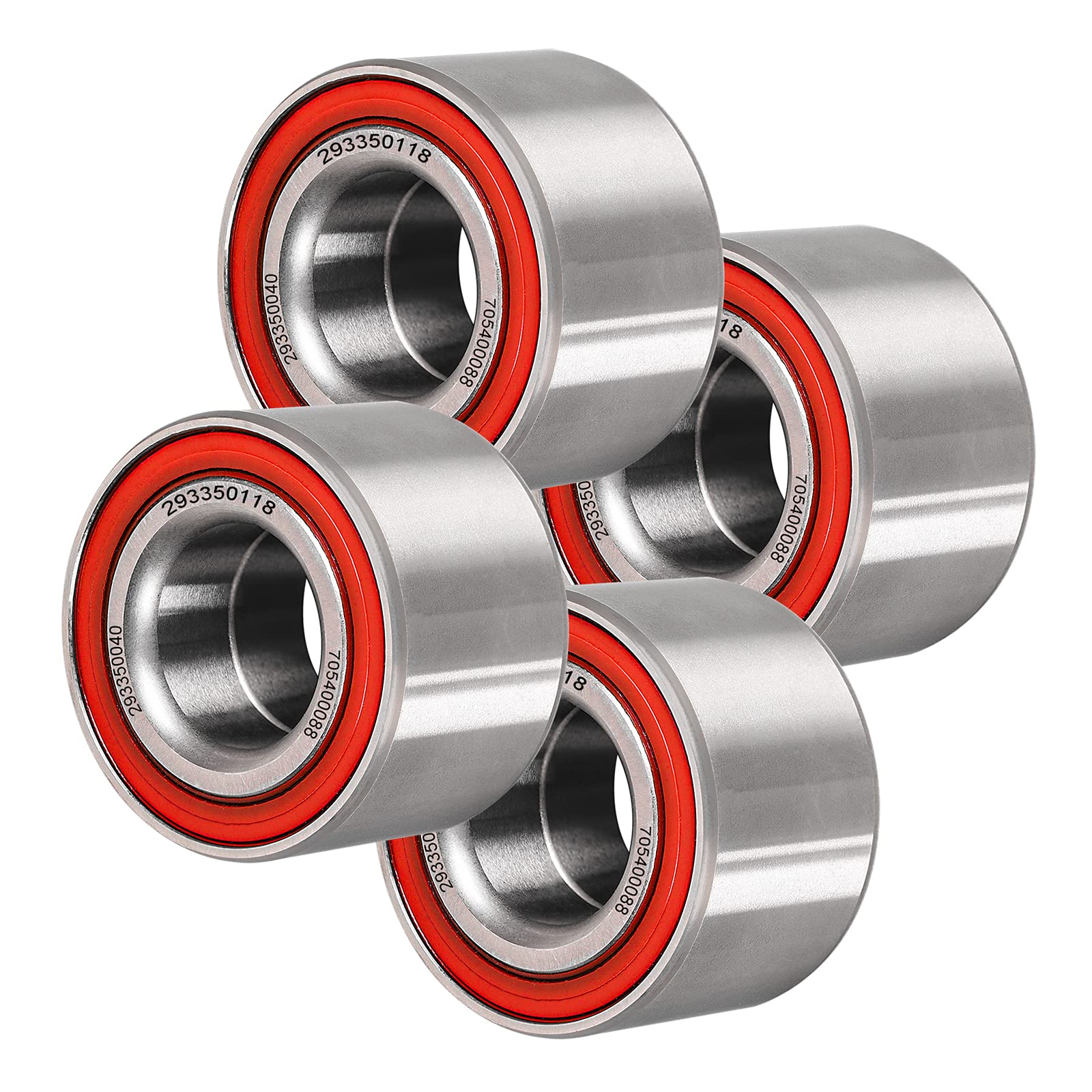 (4 Pack) Wheel Bearings Kit Compatible with Can-Am Defender/Commander/Maverick/Outlander/Renegade Replaces # 293350040, 70540008