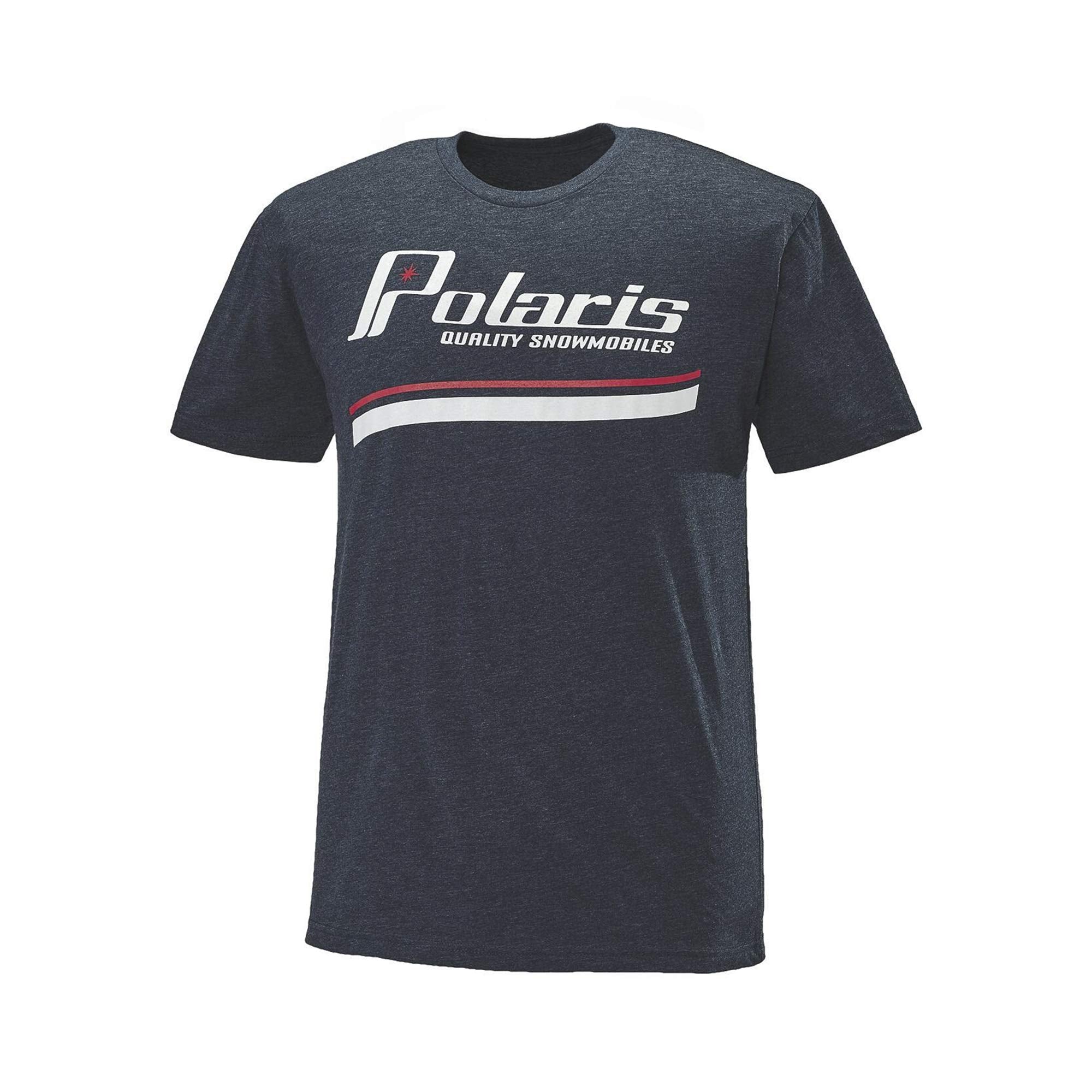 Polaris Snowmobile Men's Heritage T-Shirt Logo - 2XL Navy
