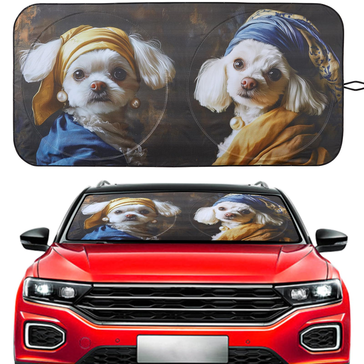 Vepagoo Windshield Sun Shade Design Sun Shade for Car Front Window Anti-UV Rays