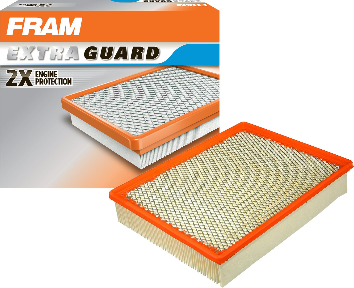 Fram Extra Guard Ca8756 Replacement Engine Air Filter For Select Cadillac, Chevrolet And Gmc Models, Provides Up To 12 Months Or 12,000 Miles Filter Protection