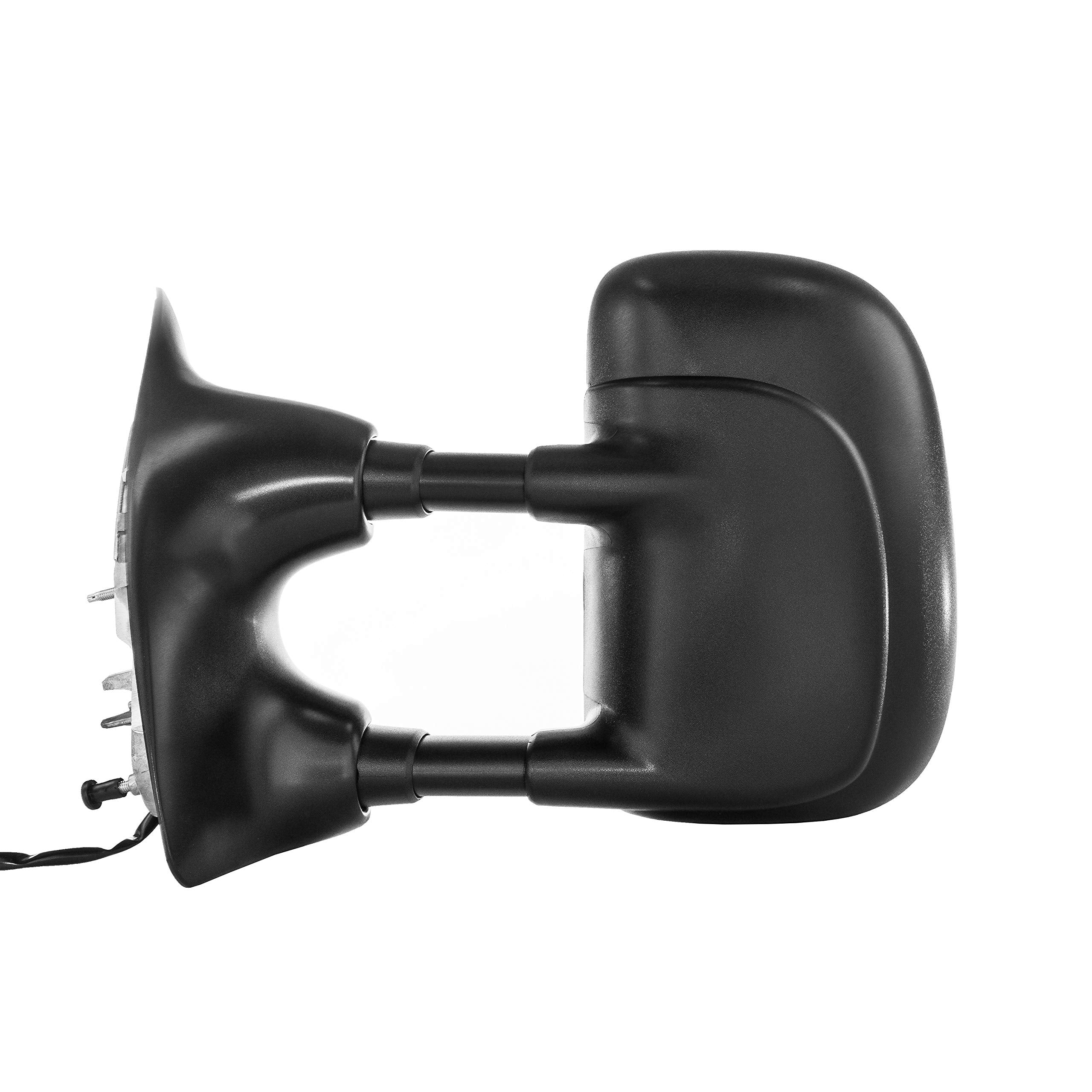 Dependable Direct Left Driver Side Textured Mirror for 99-02 Ford SD F-250, F-350 - Parts Link #: FO1320196