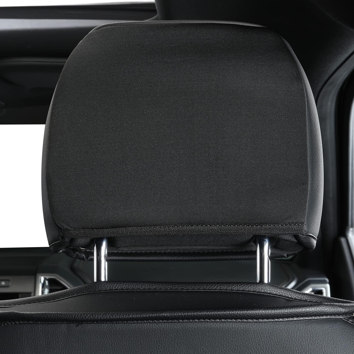 Luckyman Club Tacoma Seat Covers S08-Qe, Fit For 2005-2023 Tacoma Crew Double Access Cab/Extended Cab With Water Proof Faux Leat