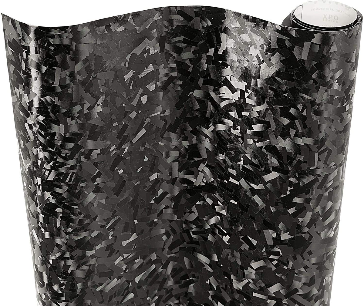 Vvivid+ Forged Composite Carbon Vinyl Wrap Roll (1.5Ft X 5Ft, Black)