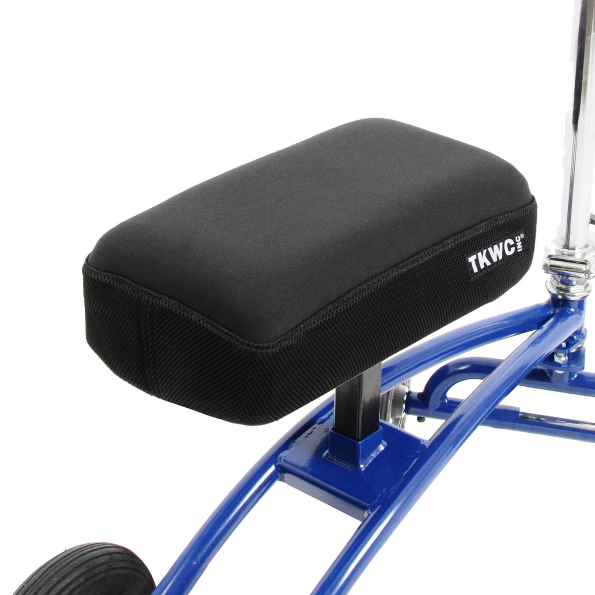 Tkwc Inc Knee Scooter Memory Foam Two Inch Thick Memory Foam Knee Pad And Cover - Fits Most Knee Walker Models
