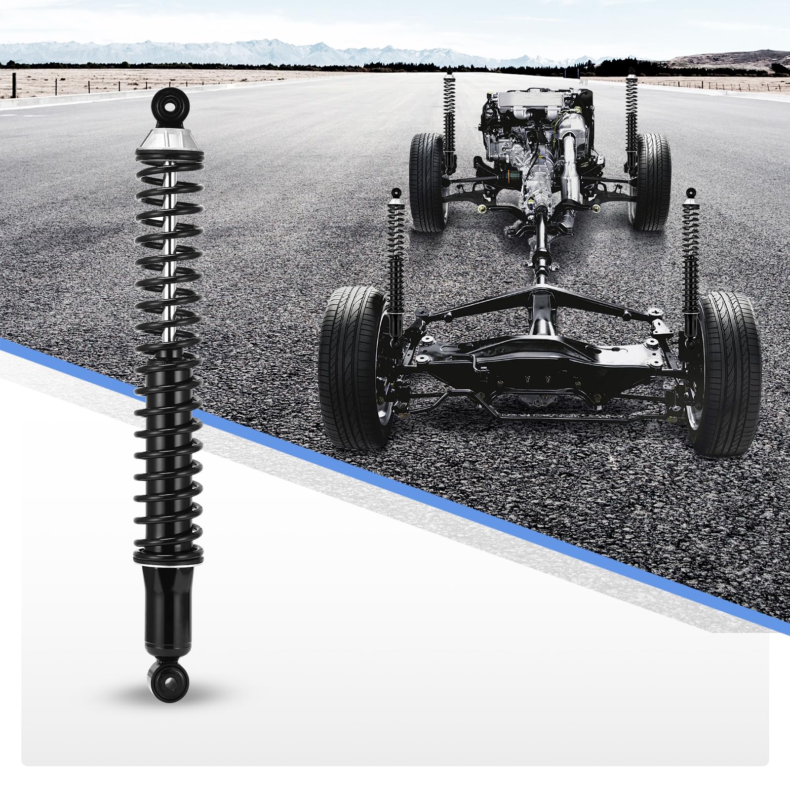 Yitamotor Rear Shocks Loaded Shocks And Struts Compatible With 2006-2010 Jeep Commander, 2005-2010 Jeep Grand Cherokee