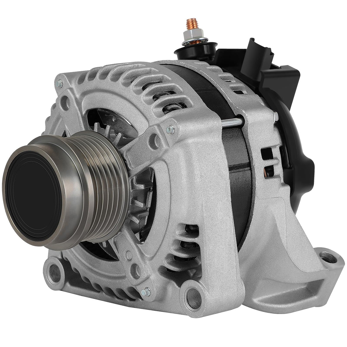 SCITOO Alternator Fits for Jeep Liberty 2005-2006 L4 2.8L - 12V 150Amp CW SD6 Groove Pulley, Replace OE 11114 104210-4240 104210