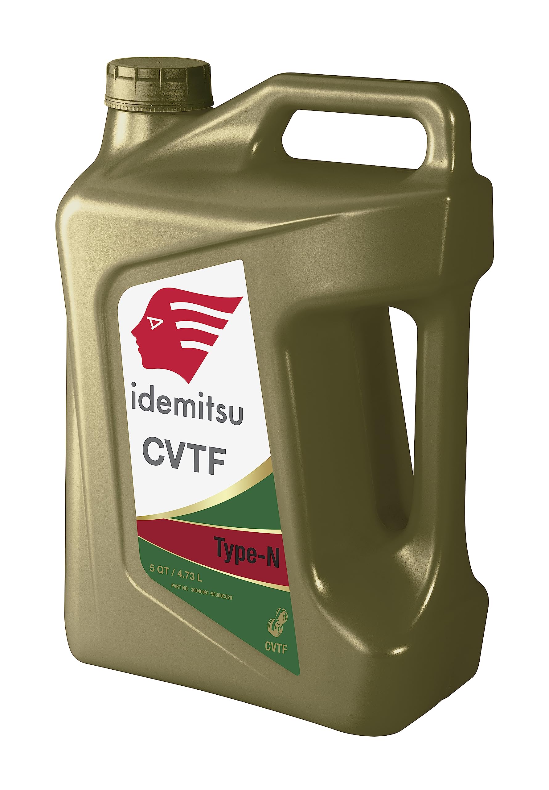 Idemitsu CVT Type N Transmission Fluid - 5QT Green - Compatible with Nissan - Model 30040091-95300C020