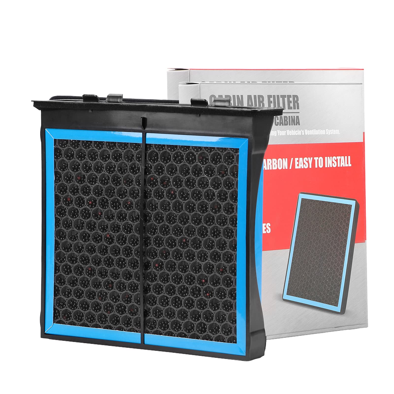 KARCOCA CF10930 Cabin Air Filter HEPA Air Conditioner with Activated Carbon Replacement Cabin Air Filter Accessories Compatible 