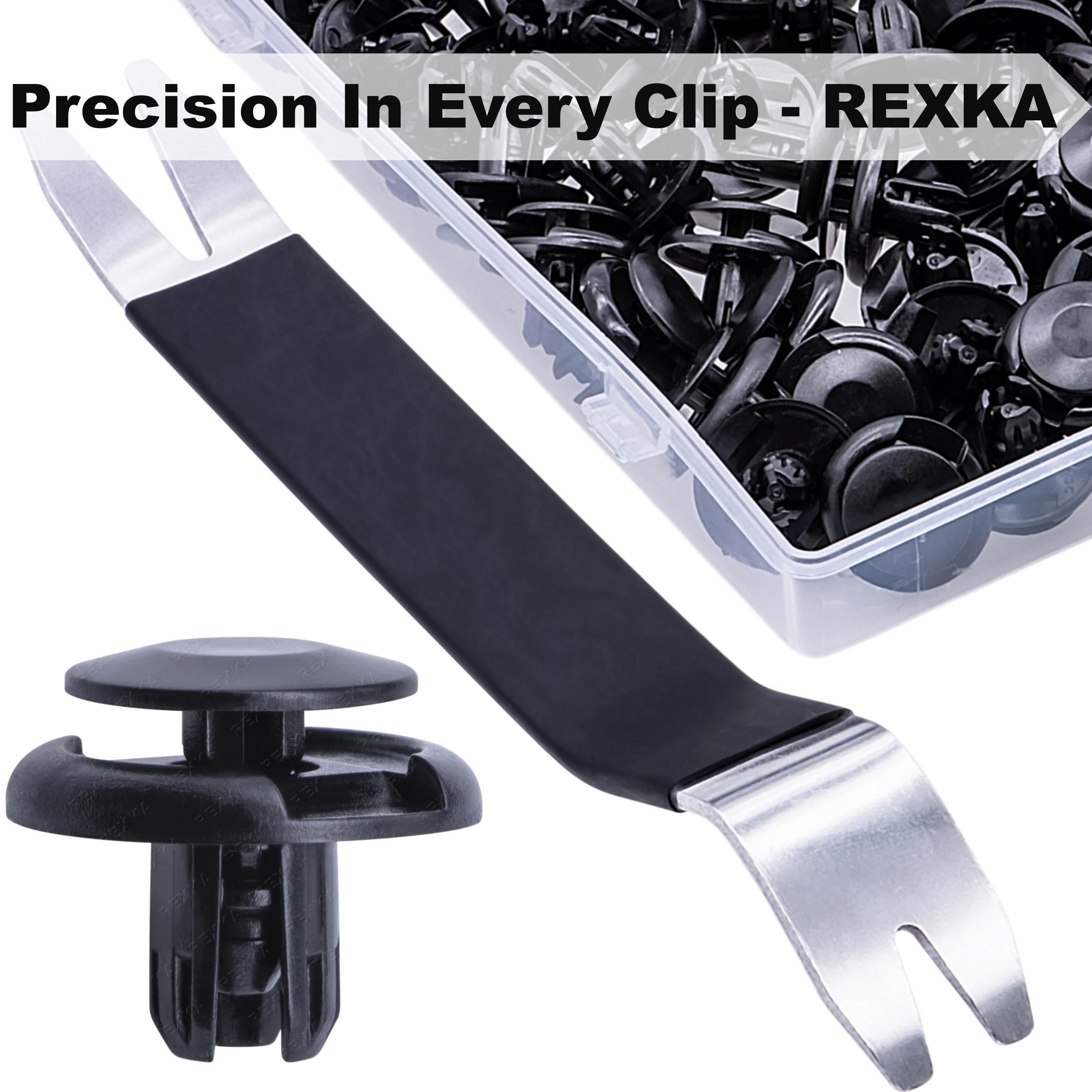 Rexka 51Pcs Fender Liner Splash Shield Bumper Retainer Clips Fastner 91512-Sx0-003 Fits Honda Acura Accord Civic Cr-Z Fit Insigh