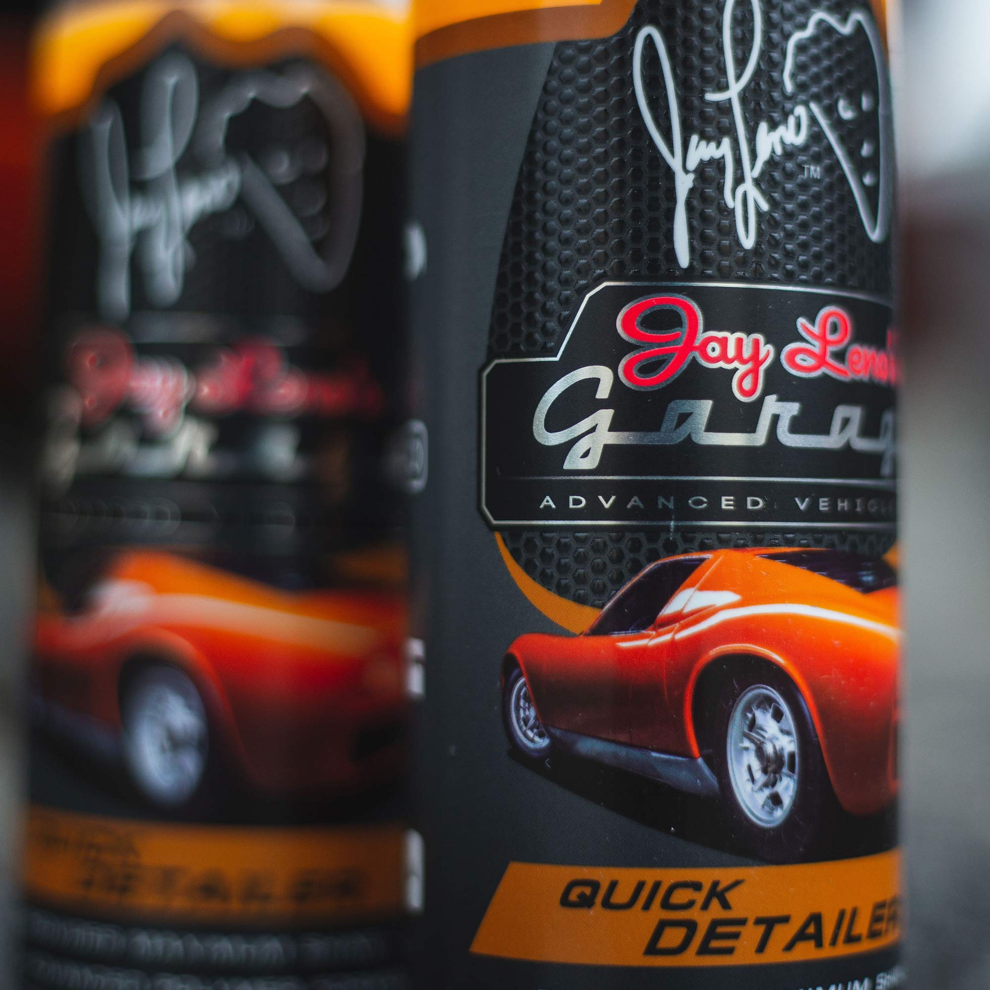 Jay Leno's Garage Quick Detailer Spray – 16 oz High Gloss Car Cleaner, Orange