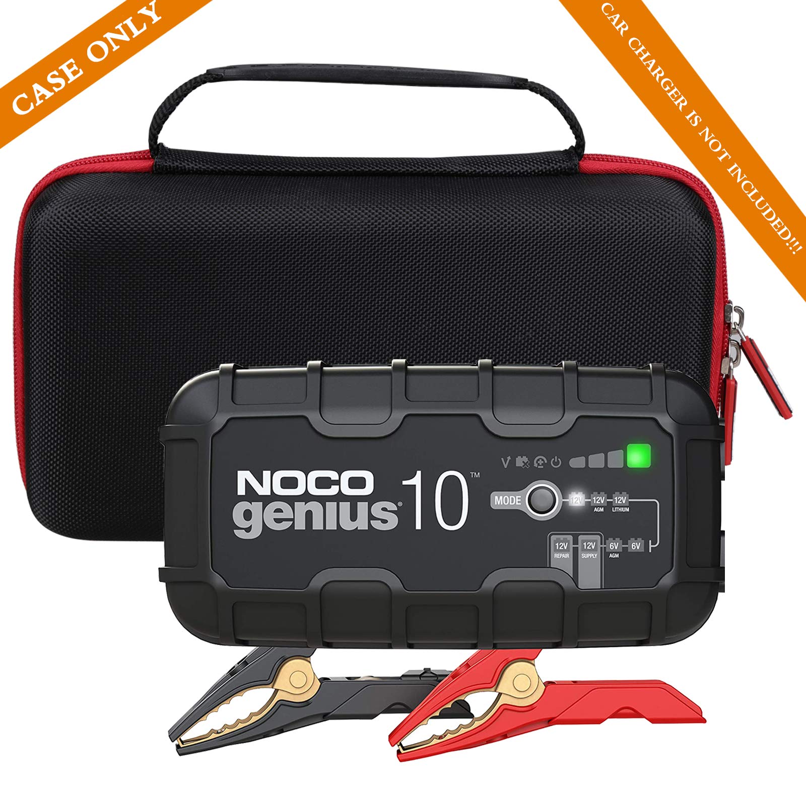 Fblfobeli Hard Travel Case Compatible With Noco Genius10, 10-Amp Fully-Automatic Smart Battery Charger (Case Only)