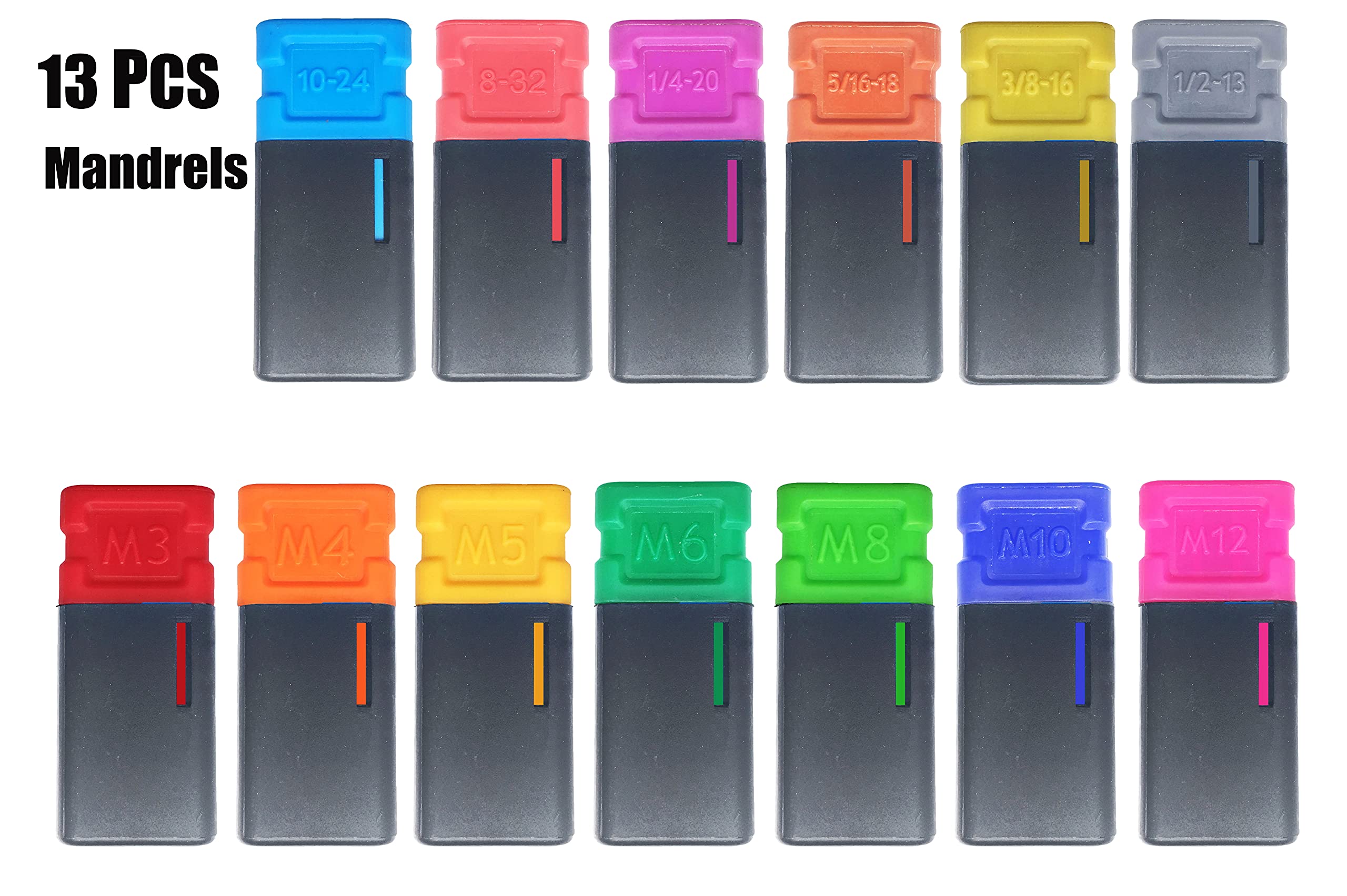 Ziojovk 16   Hand Rivet Nut Tool,Professional Rivet Nut Setter Kit With 13 Mandrels(M3 M4 M5 M6 M8 M10 M12 Sae 8-32,10-24, 1/4-2