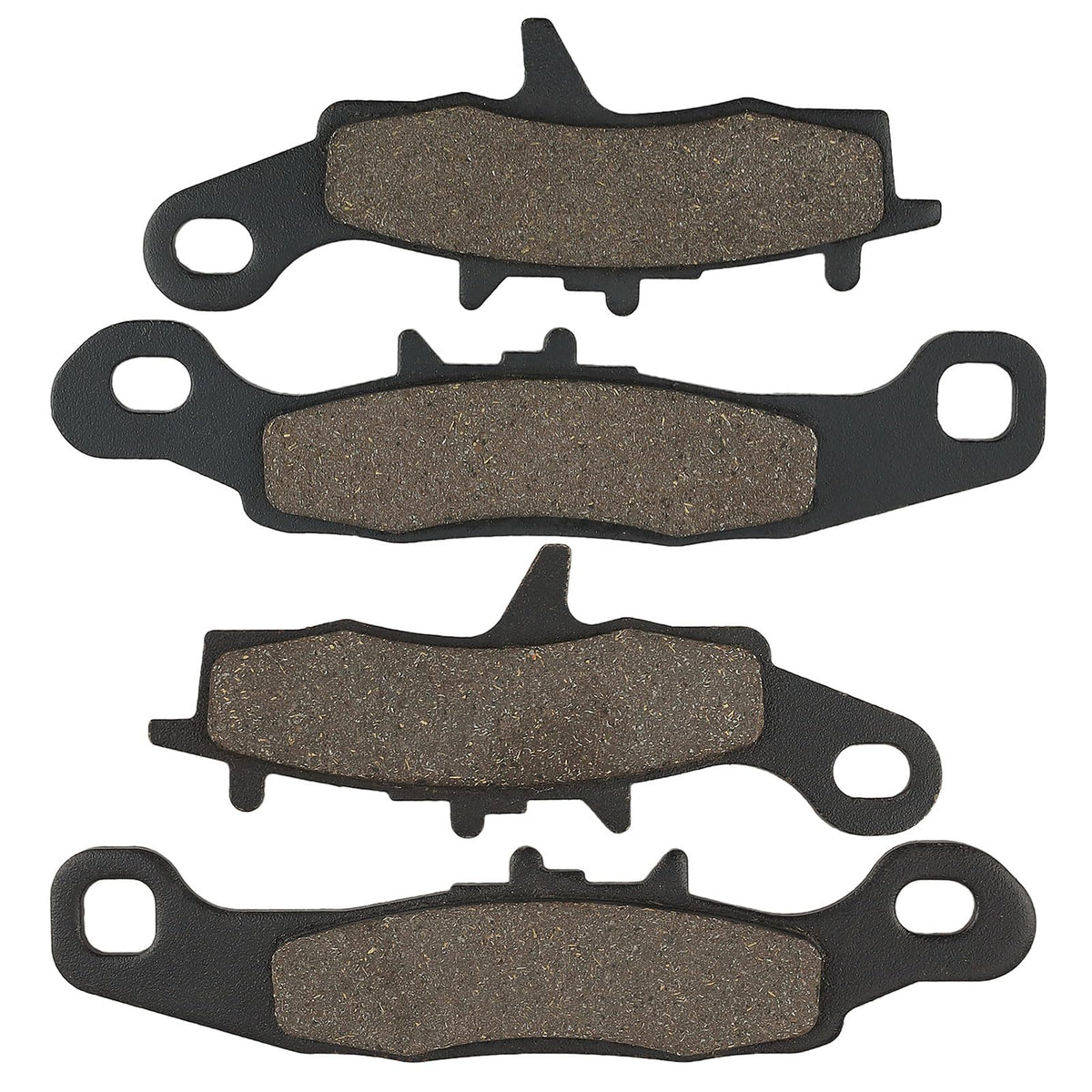Sollon Front Brake Pads For Kawasaki Prairie 650 4X4 Kvf650 2002-2003 Brute Force 650 Kvf 650 2005-2011 Prairie 700 Kvf700 Team Green 2004-2009 Kfx700 2004-2009 Kfx450R 2008-2014
