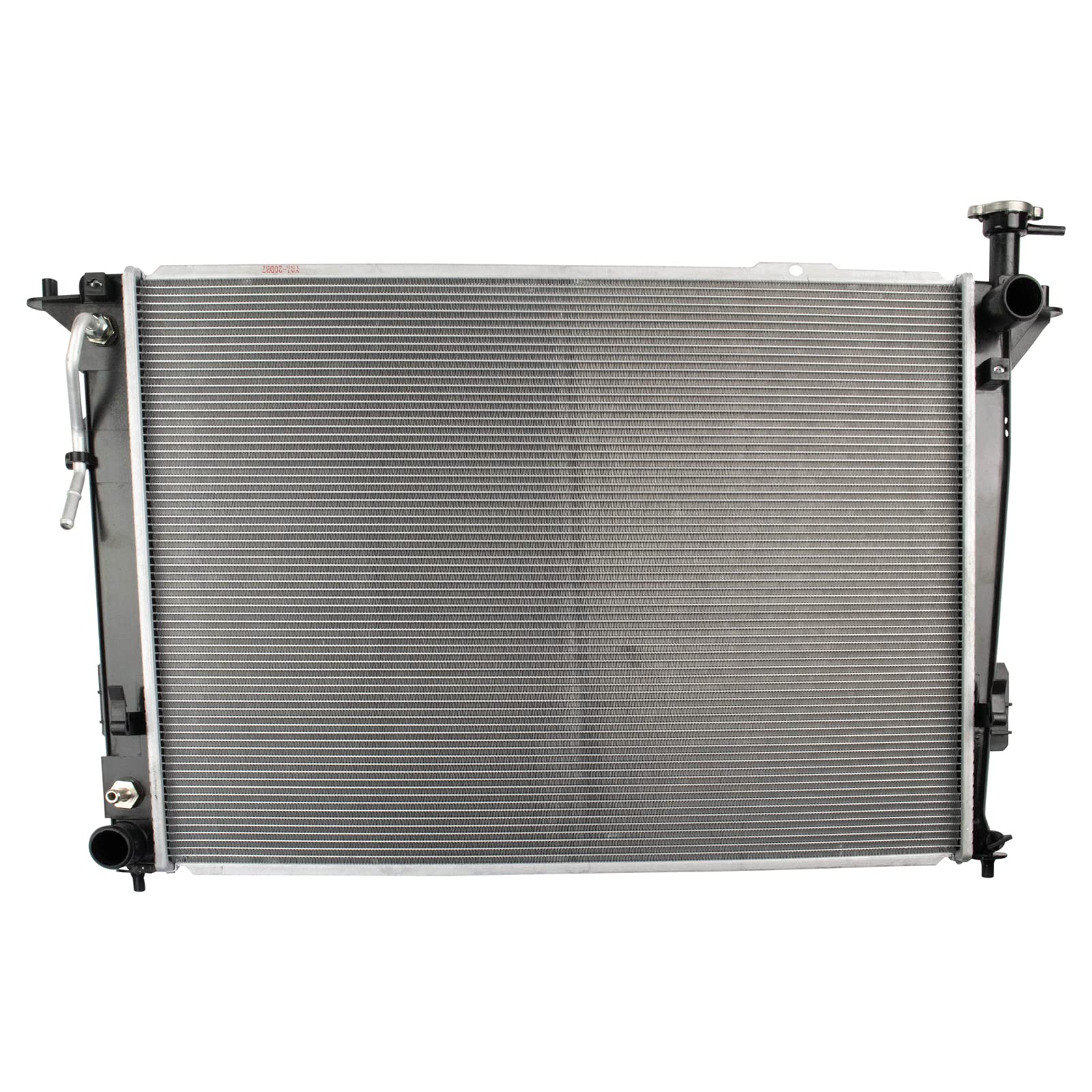 Trq Radiator Assembly Aluminum Core Compatible With 10-18 Hyundai Santa Fe 13-18 Santa Fe Sport 19 Santa Fe Xl 11-15 Kia Sorento