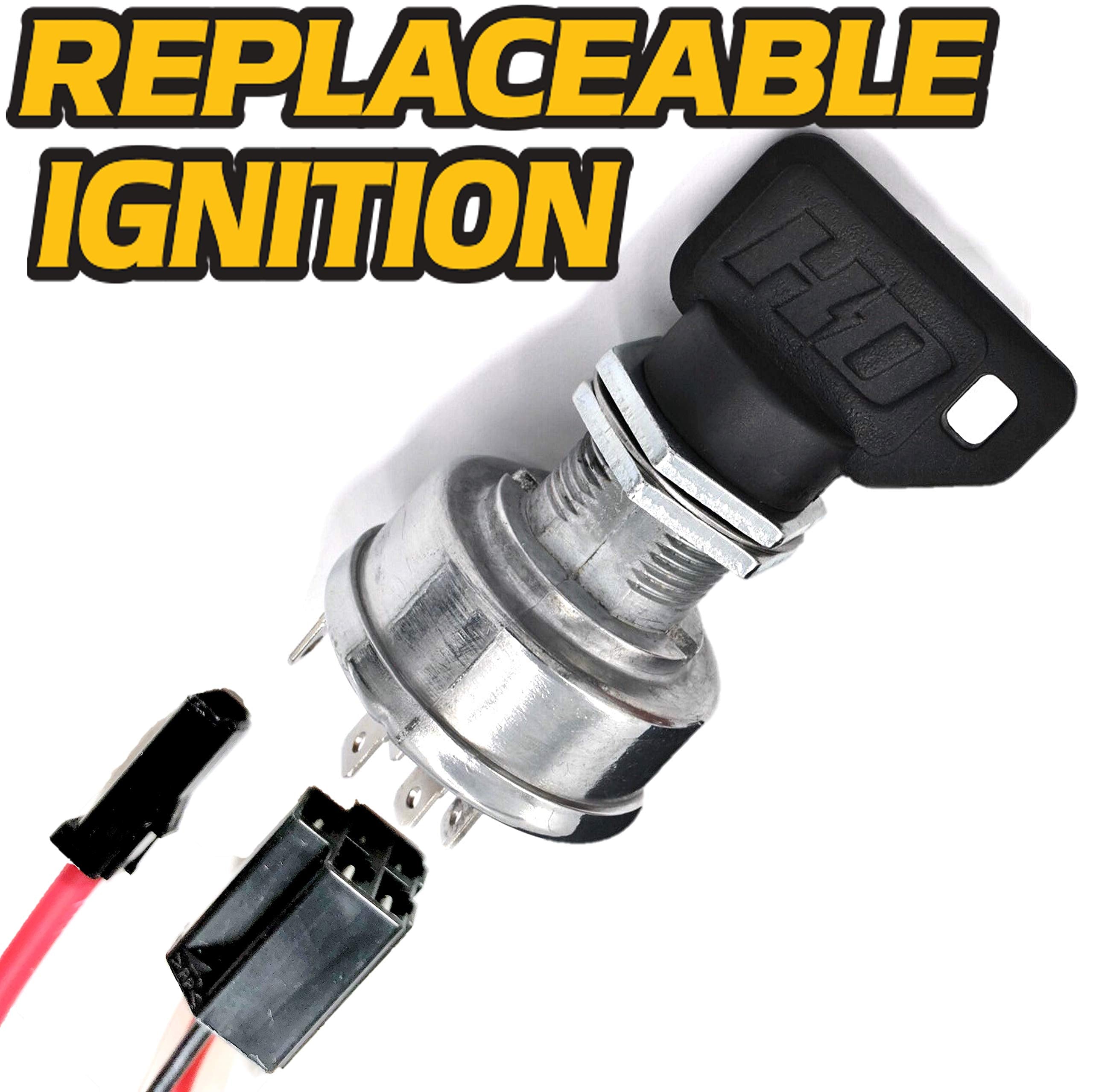 Hd Switch Am136681 Am120819 Ignition Switch Module W/Replaceable Ignition & 2 Umbrella Keys Fits John Deere Model 415 425 445 45