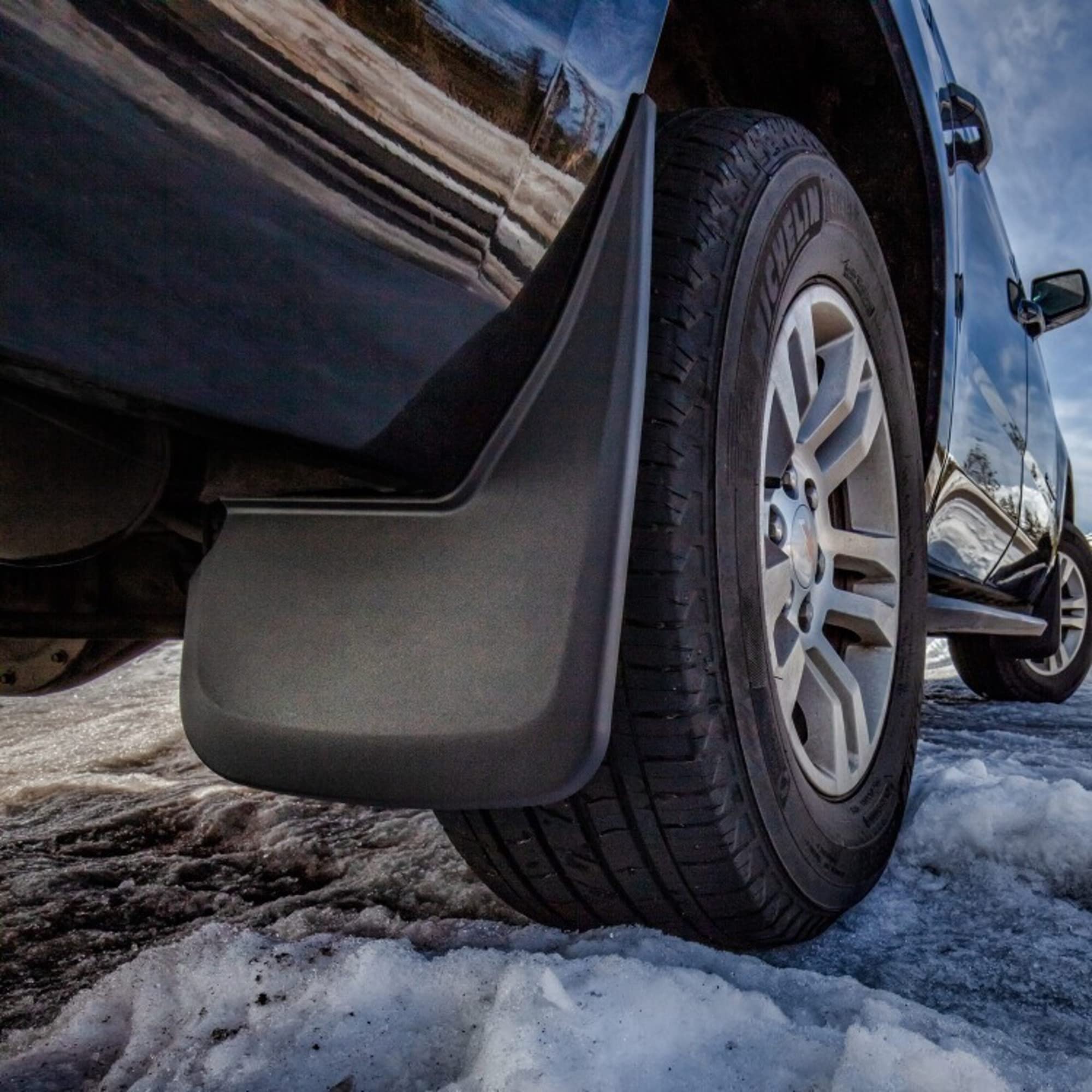 Husky Liners - Rear Mud Guards | Fits 2019 - 2024 Ram 2500, 2019 - 2024 Ram 3500 ( Without Fender Flares ) Rear - Black, 2 Pc |