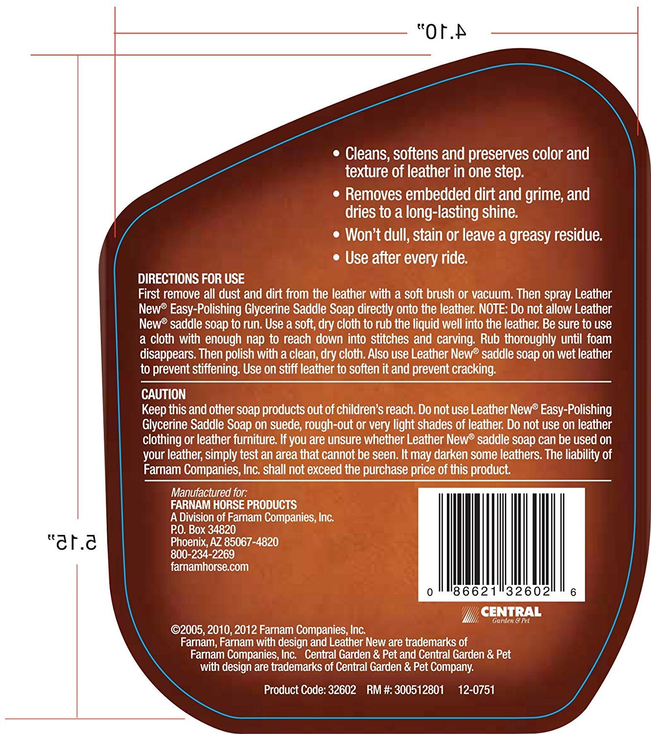 Farnam Leather New 32Oz