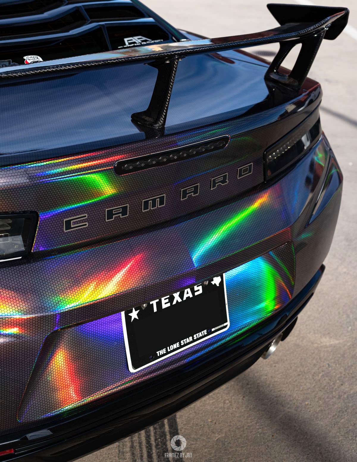 Vvivid+ Hex Holographic Chrome Car Wrap Vinyl (1Ft X 5Ft)