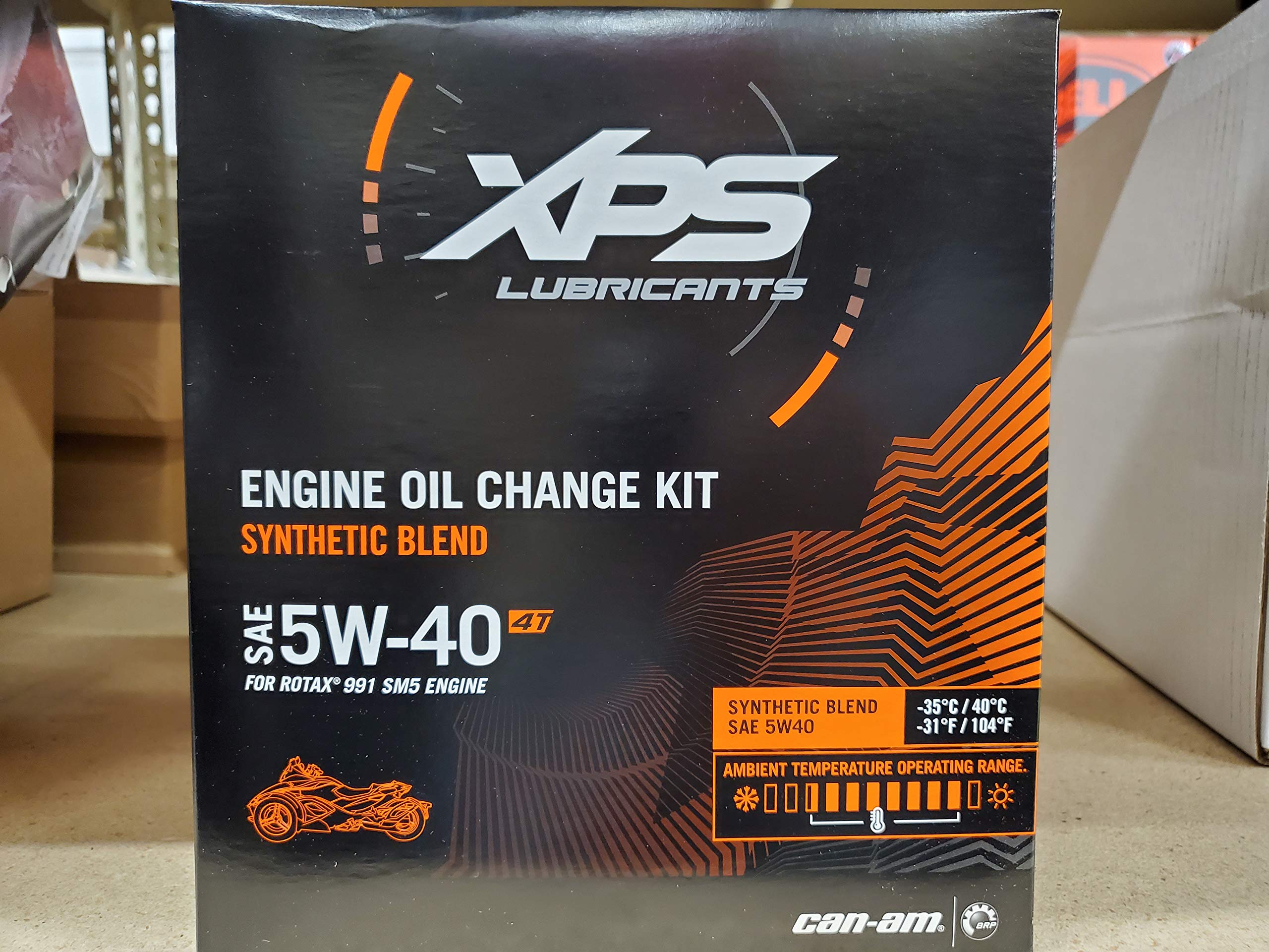 Spyder New Oem Spyder Oil Change Kit 5W40, 779247